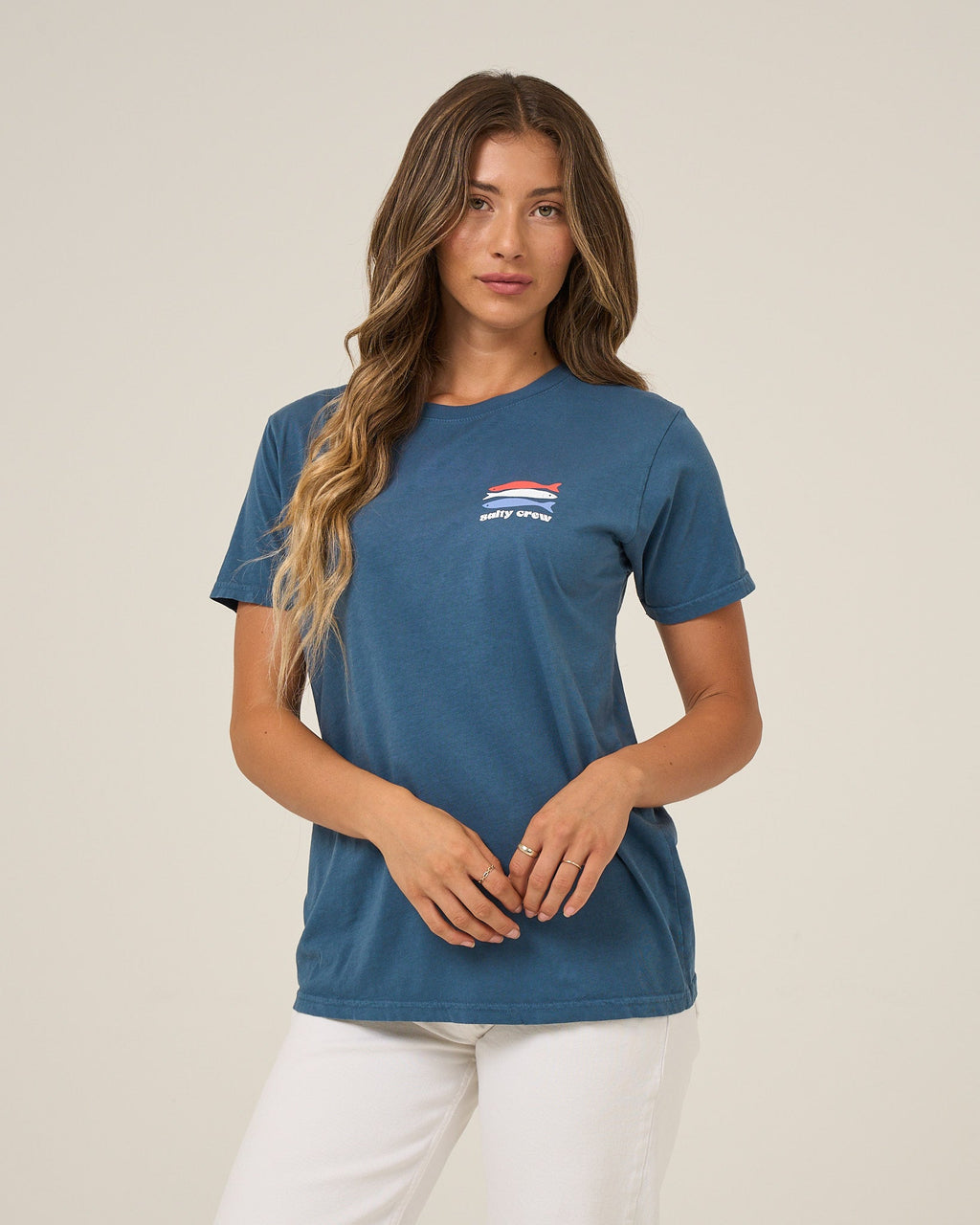 Salty Crew AMERICAN CATCH BF TEE