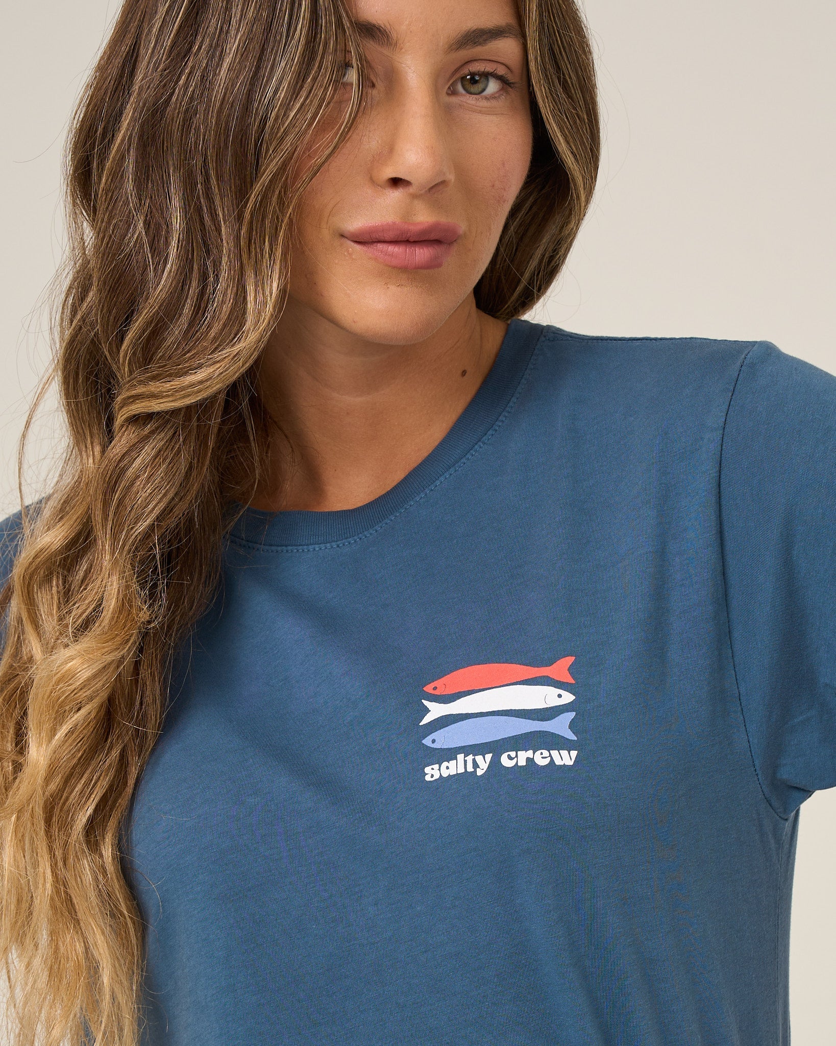 Salty Crew AMERICAN CATCH BF TEE