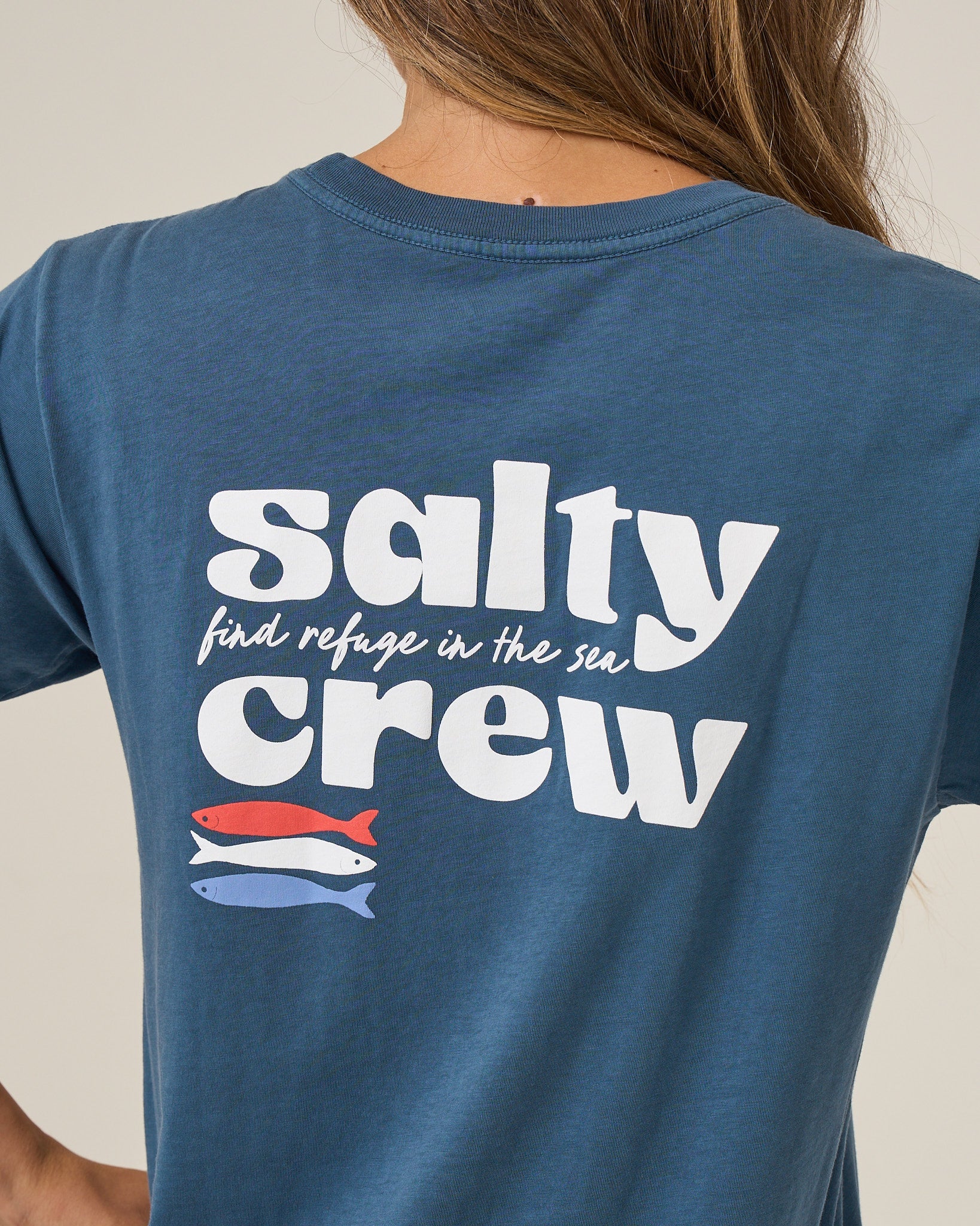 Salty Crew AMERICAN CATCH BF TEE