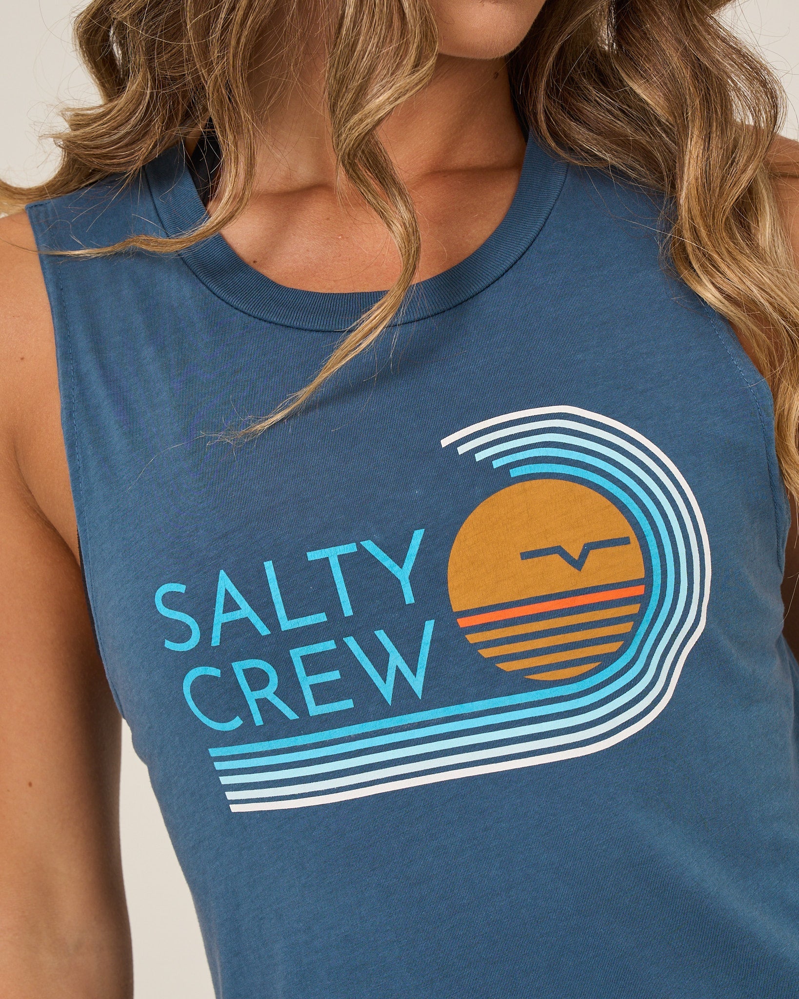 Salty Crew OMBRE WAVE MUSCLE TANK