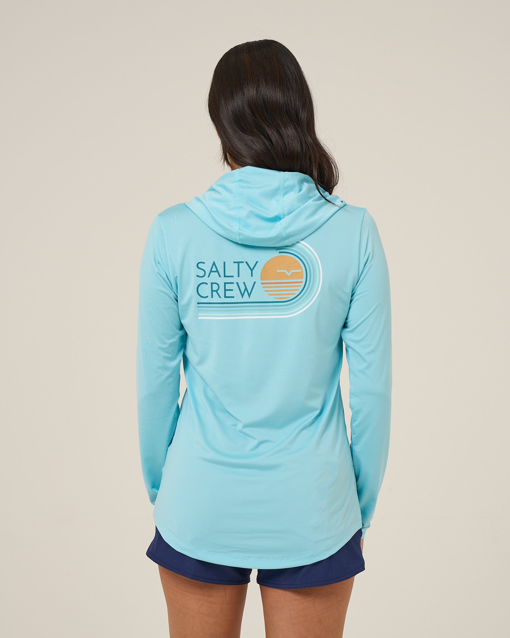 Salty Crew OMBRE WAVE HOOD SUNSHIRT