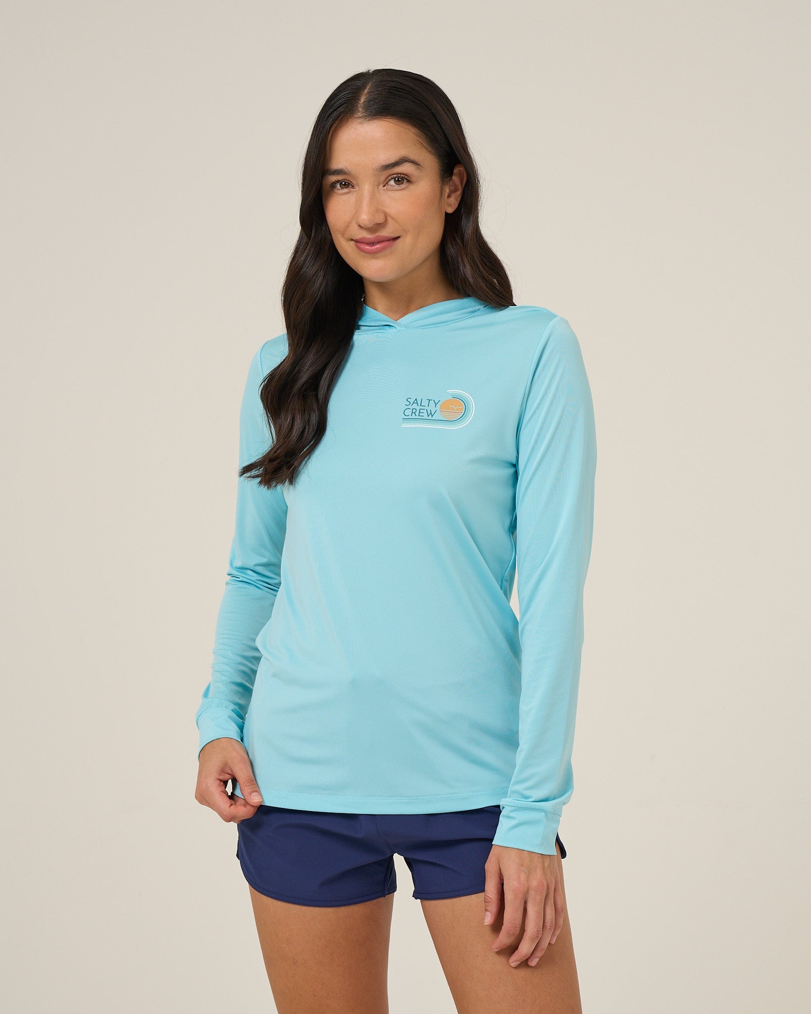 Salty Crew OMBRE WAVE HOOD SUNSHIRT