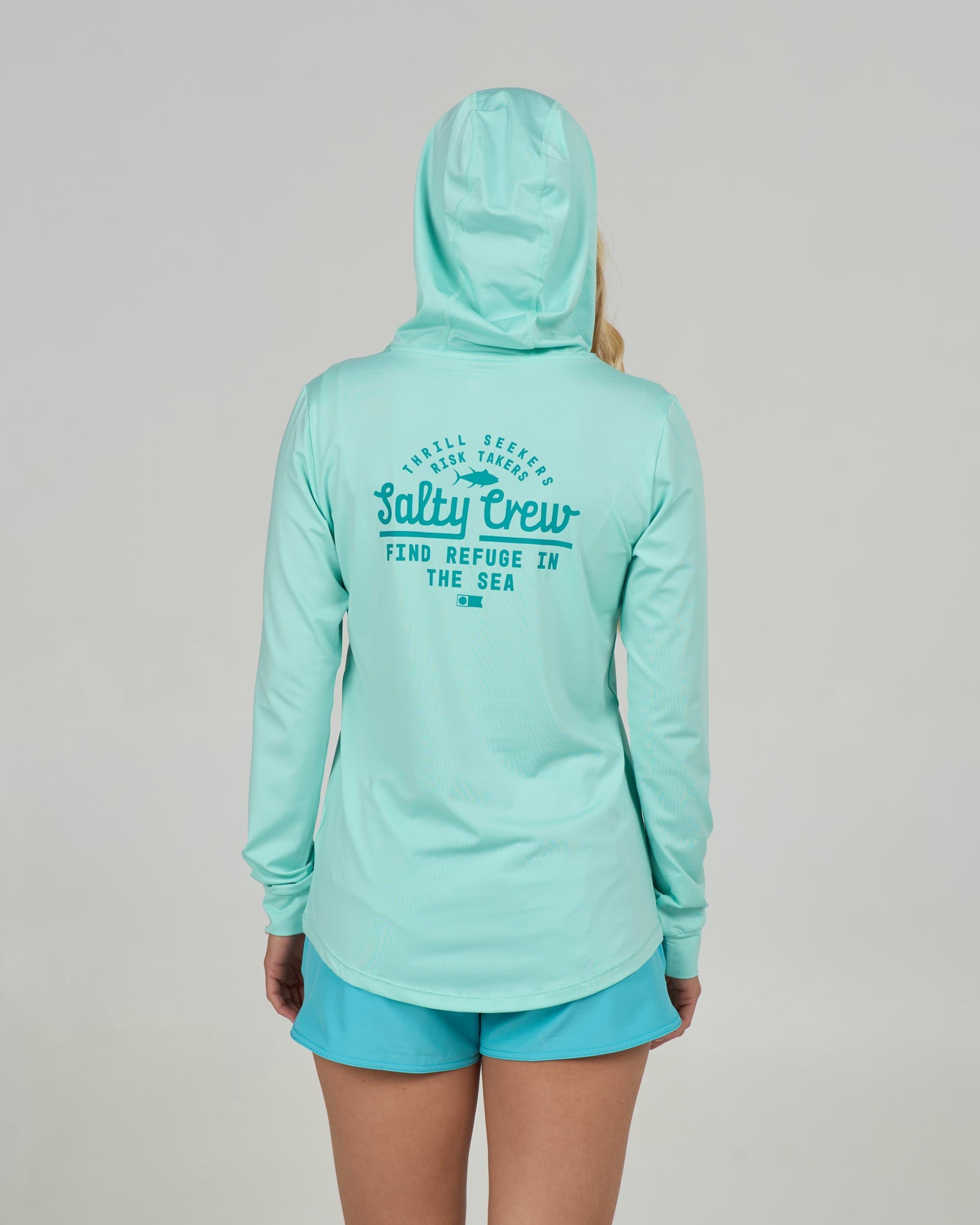 Salty Crew SCRIPTED HOODED SUNSHIRT