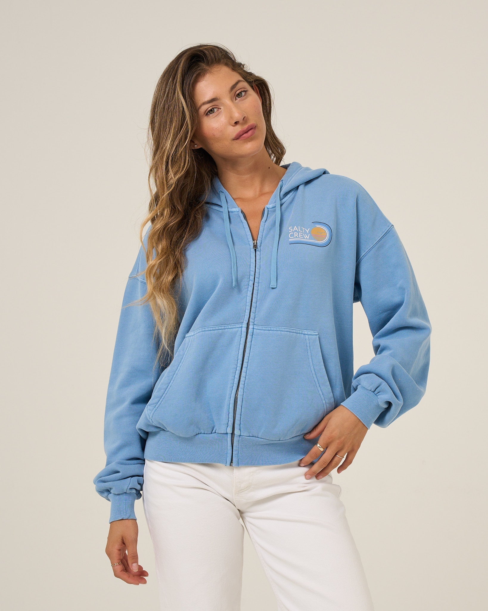 Salty Crew OMBRE WAVE HOODED ZIP