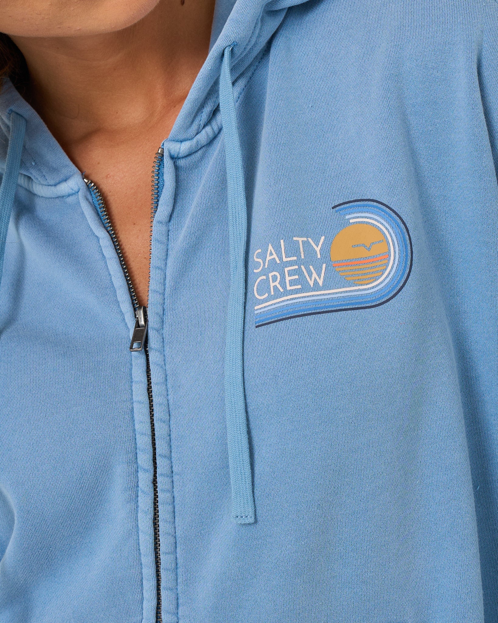 Salty Crew OMBRE WAVE HOODED ZIP