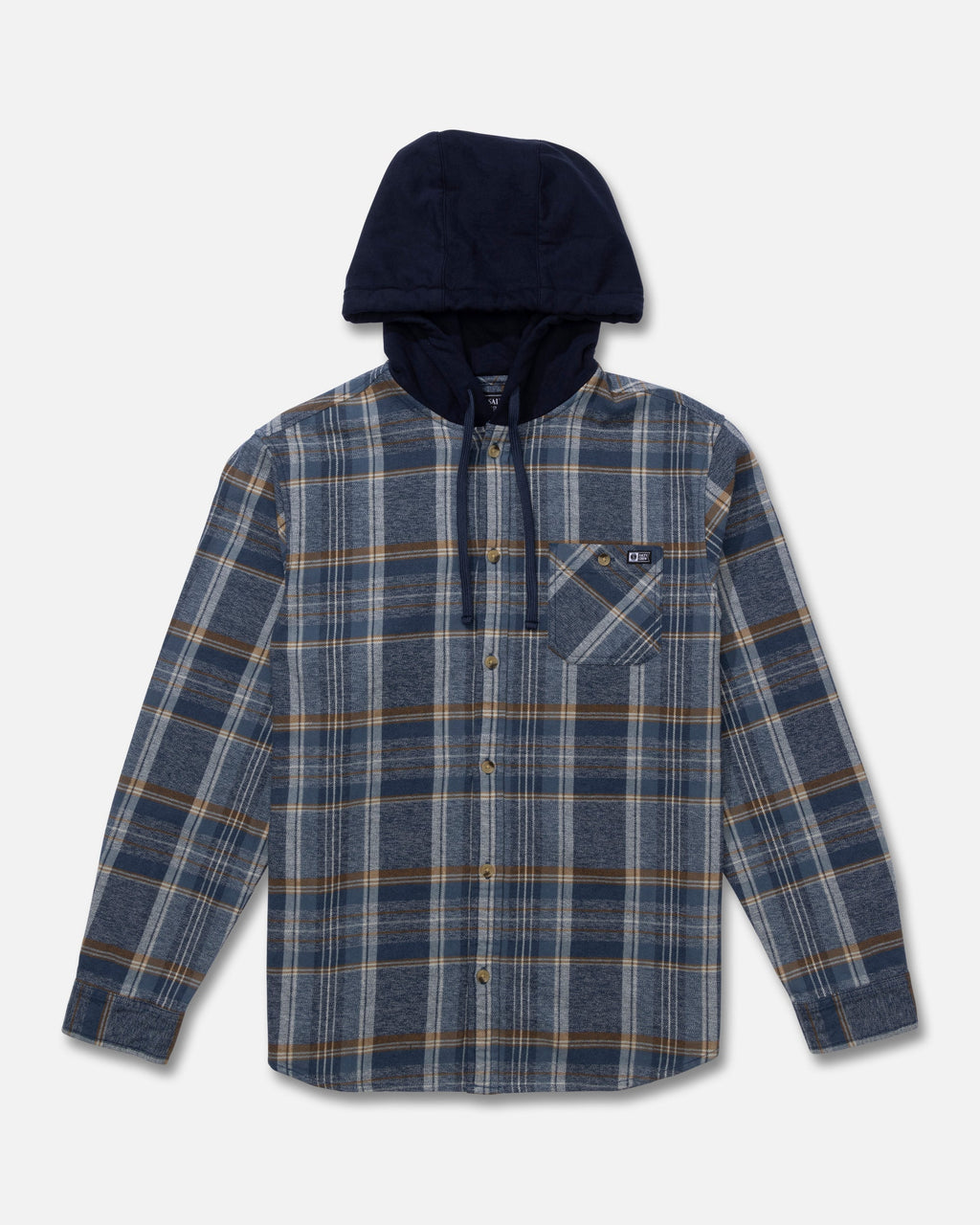 Salty Crew WHITEWASH HOODED FLANNEL