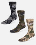 Salty Crew CAMO 3 PACK SOCK