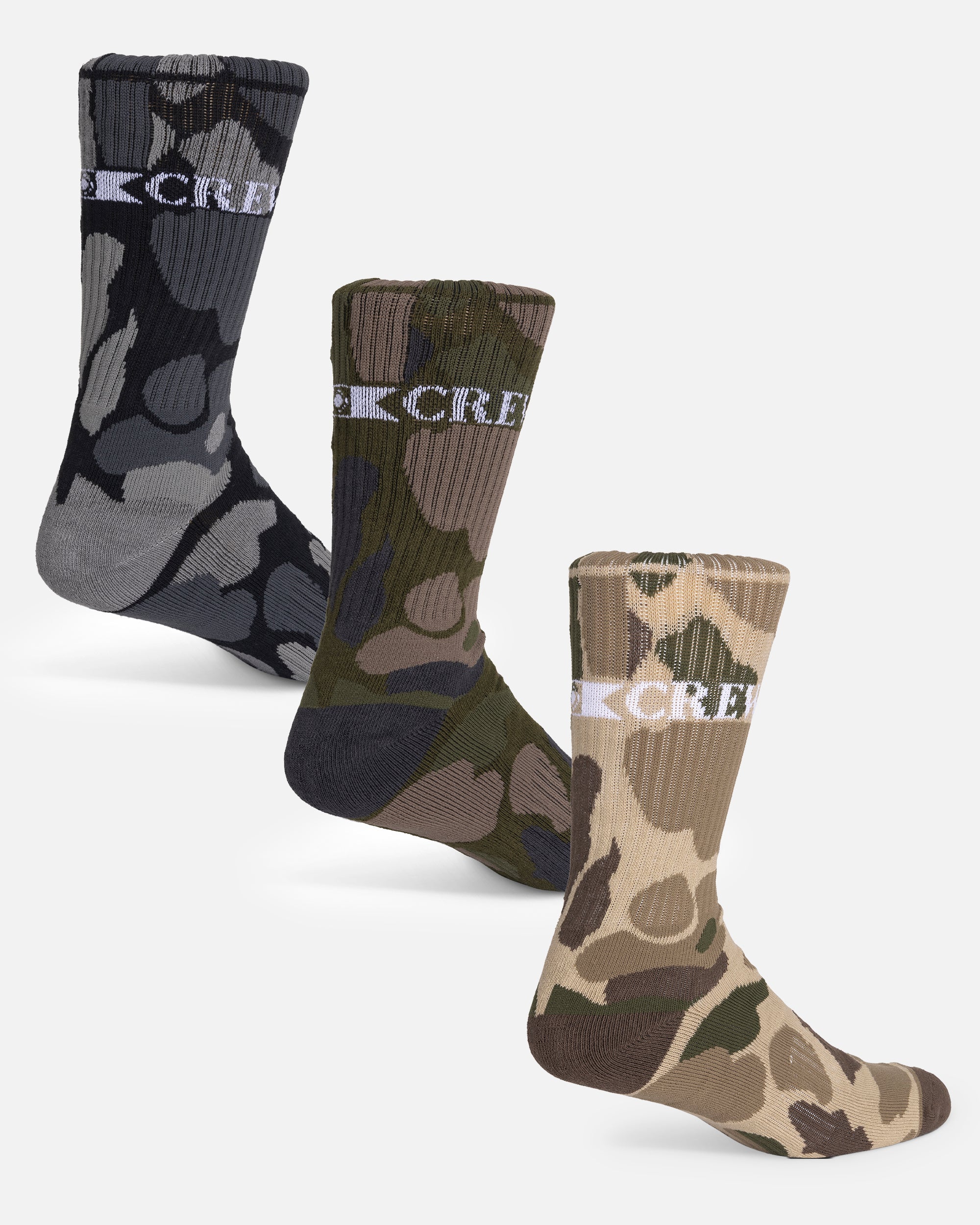 Salty Crew CAMO 3 PACK SOCK