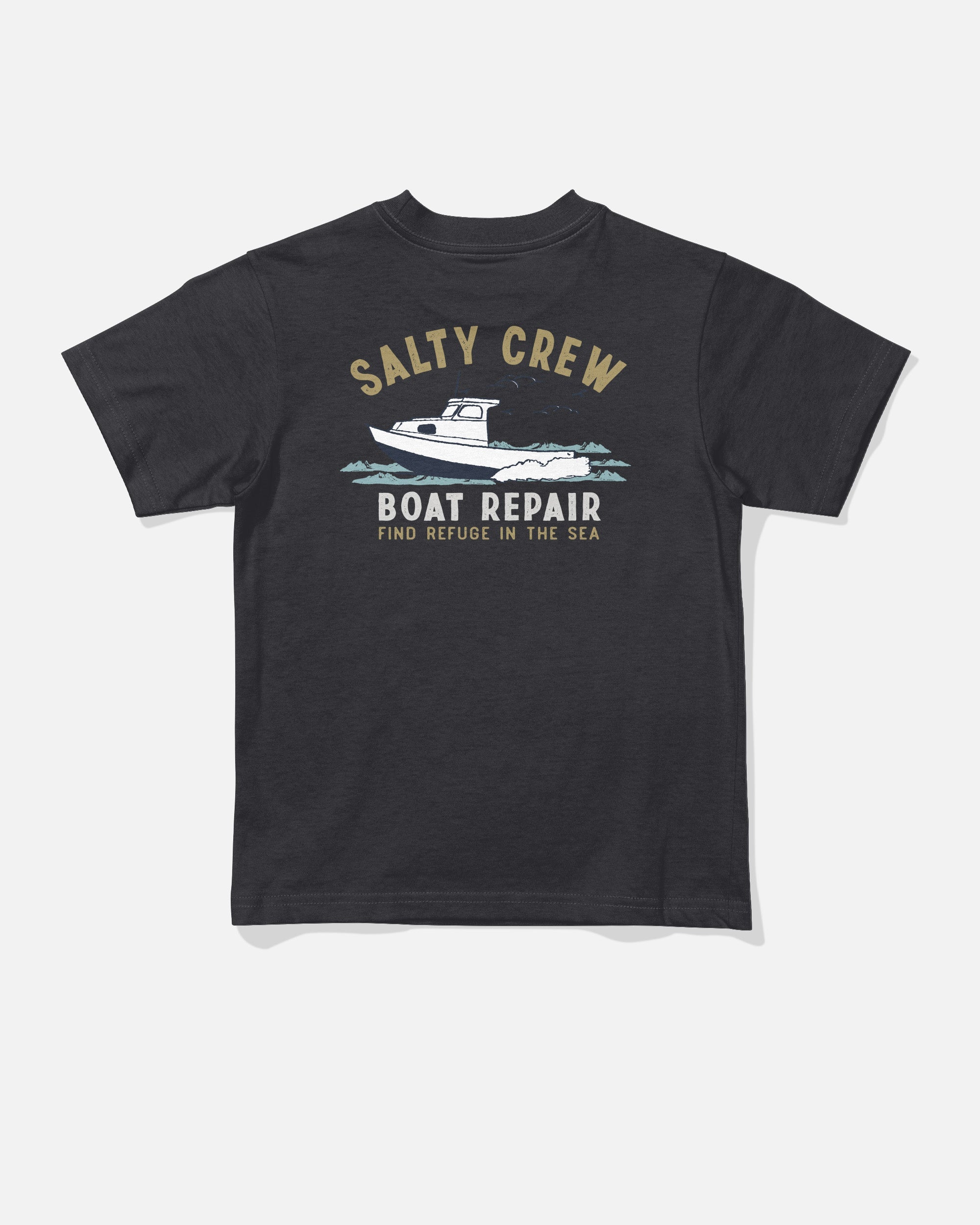 Salty Crew BOAT REPAIR TDDLR SS TEE