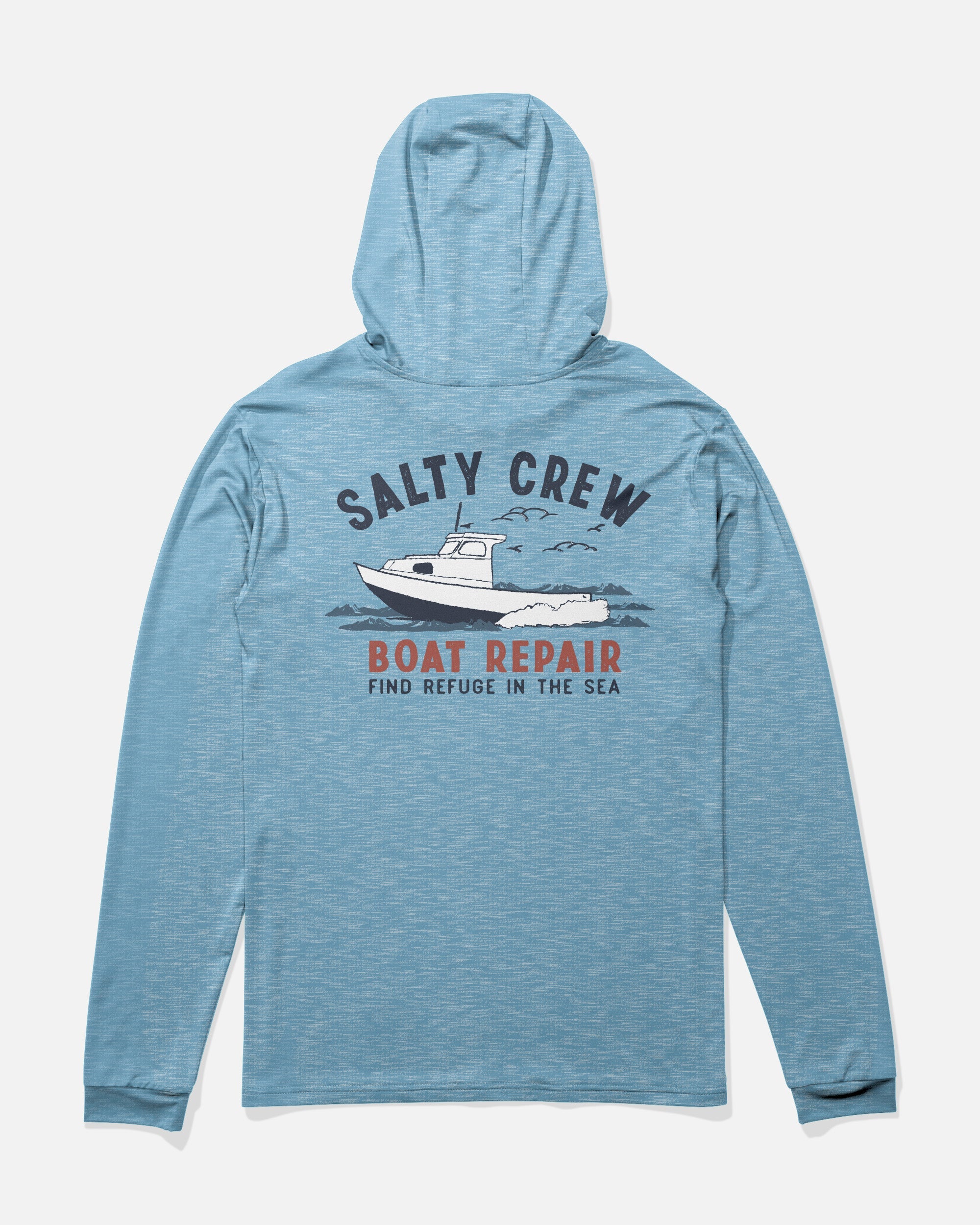 Salty Crew BOAT REPAIR BOYS HOOD SUNSHRT