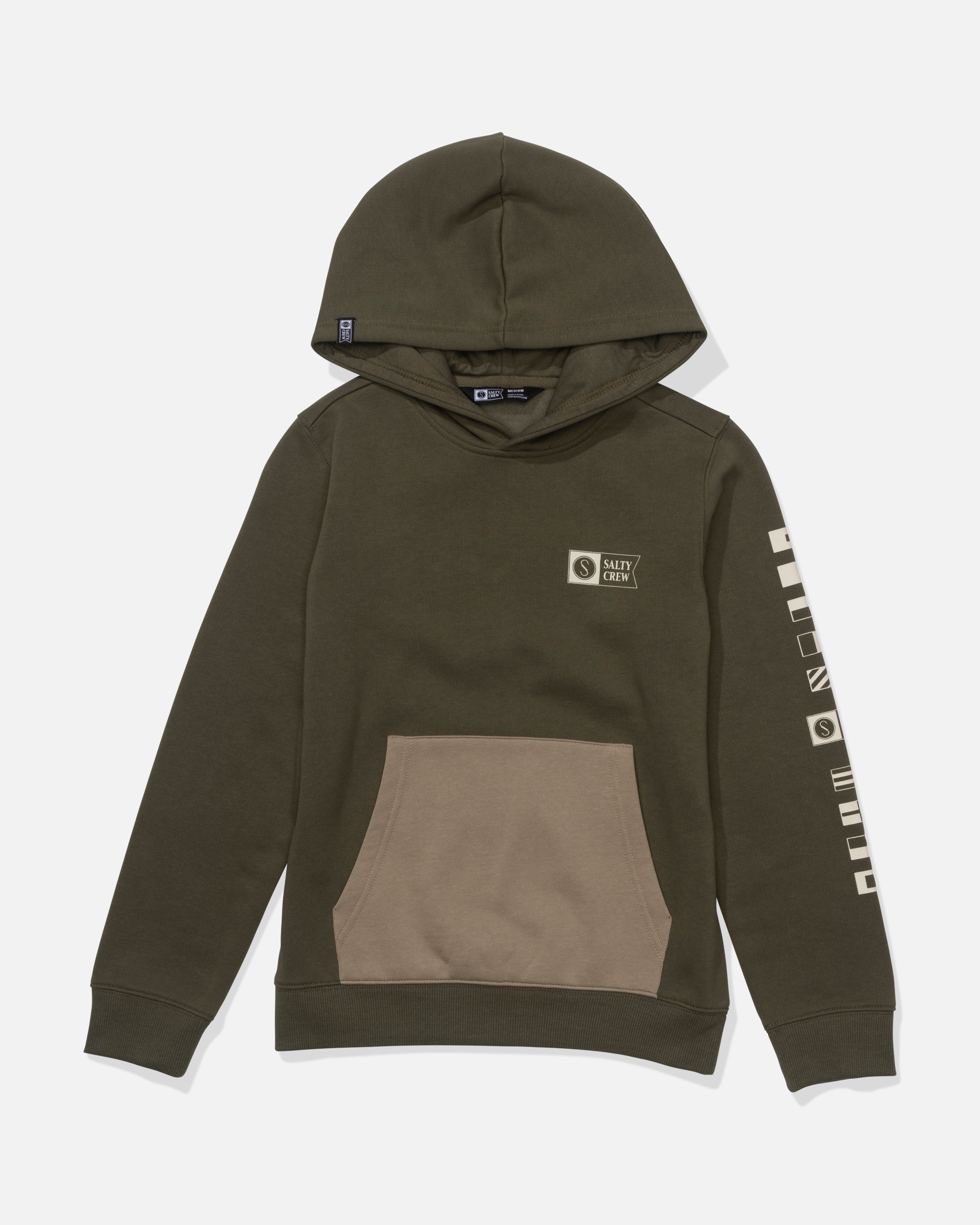 Salty Crew ALPHA CLR BLCK BOY FLEECE