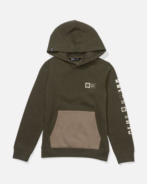Salty Crew ALPHA CLR BLCK BOY FLEECE