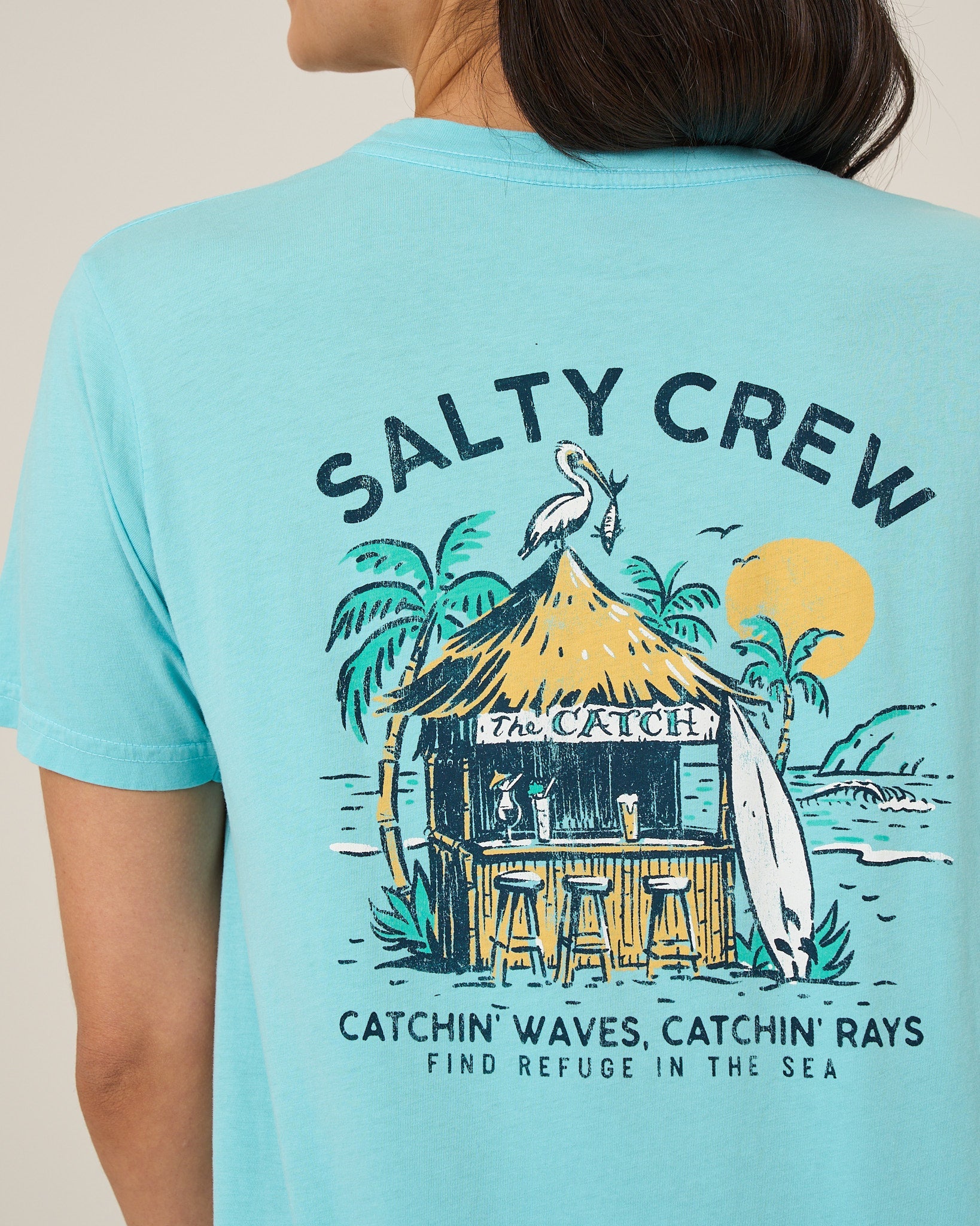 Salty Crew BEACH HUT BF TEE