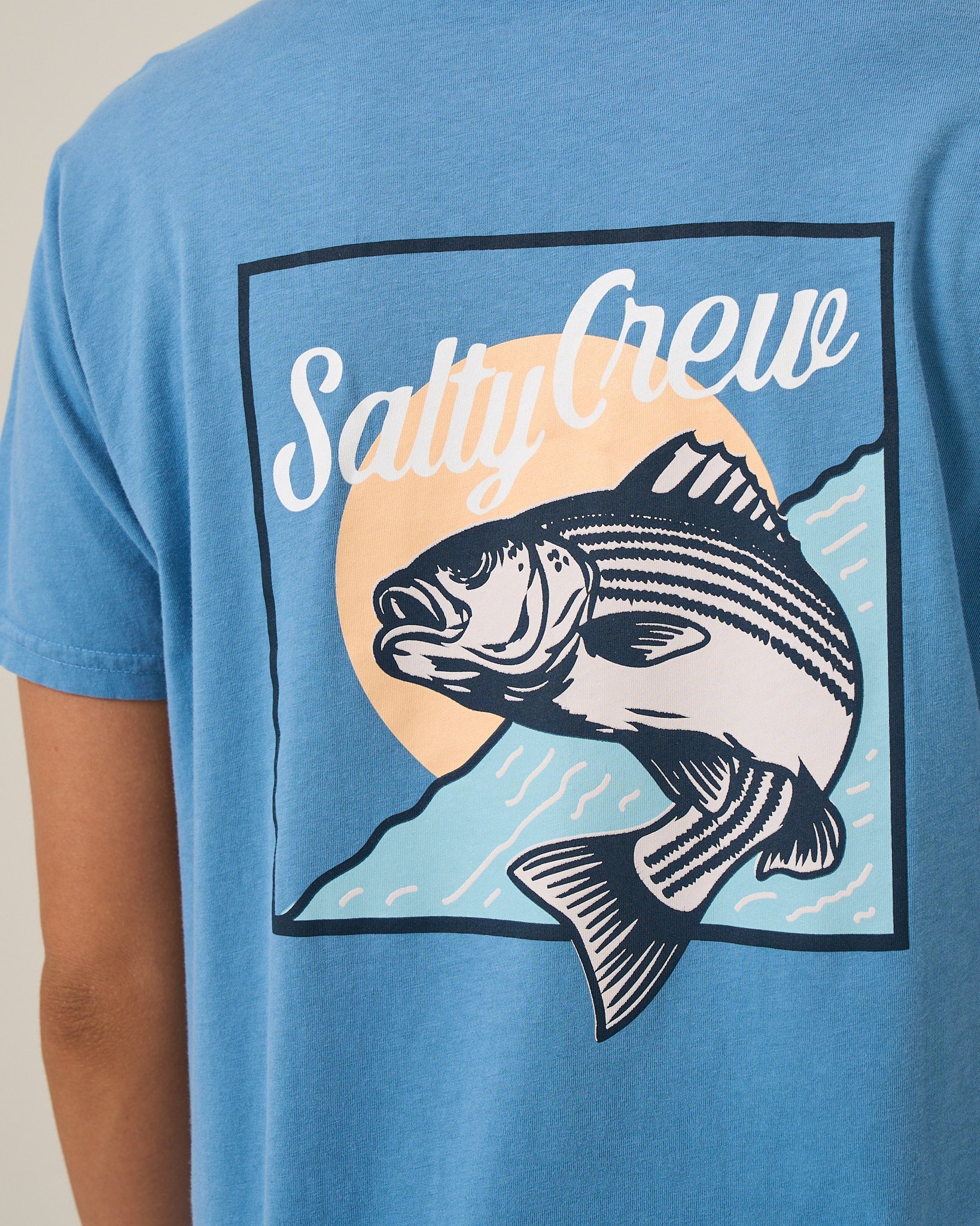 Salty Crew FISH STAMP BF TEE