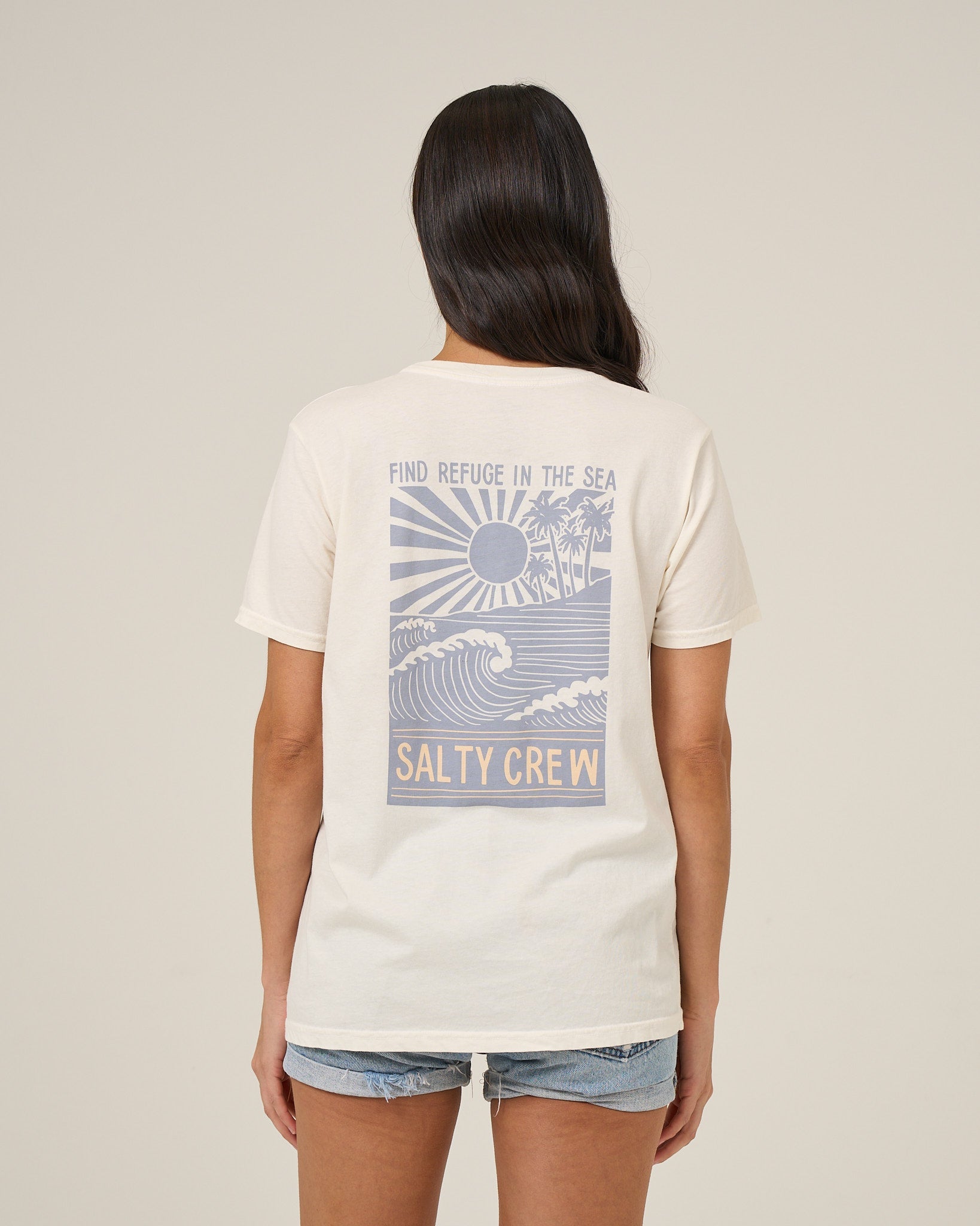Salty Crew RISE AND SMILE BF TEE