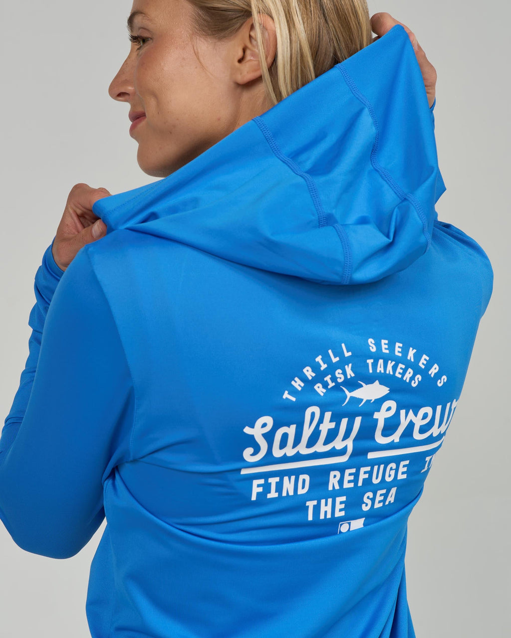 Salty Crew SCRIPTED HOODED SUNSHIRT