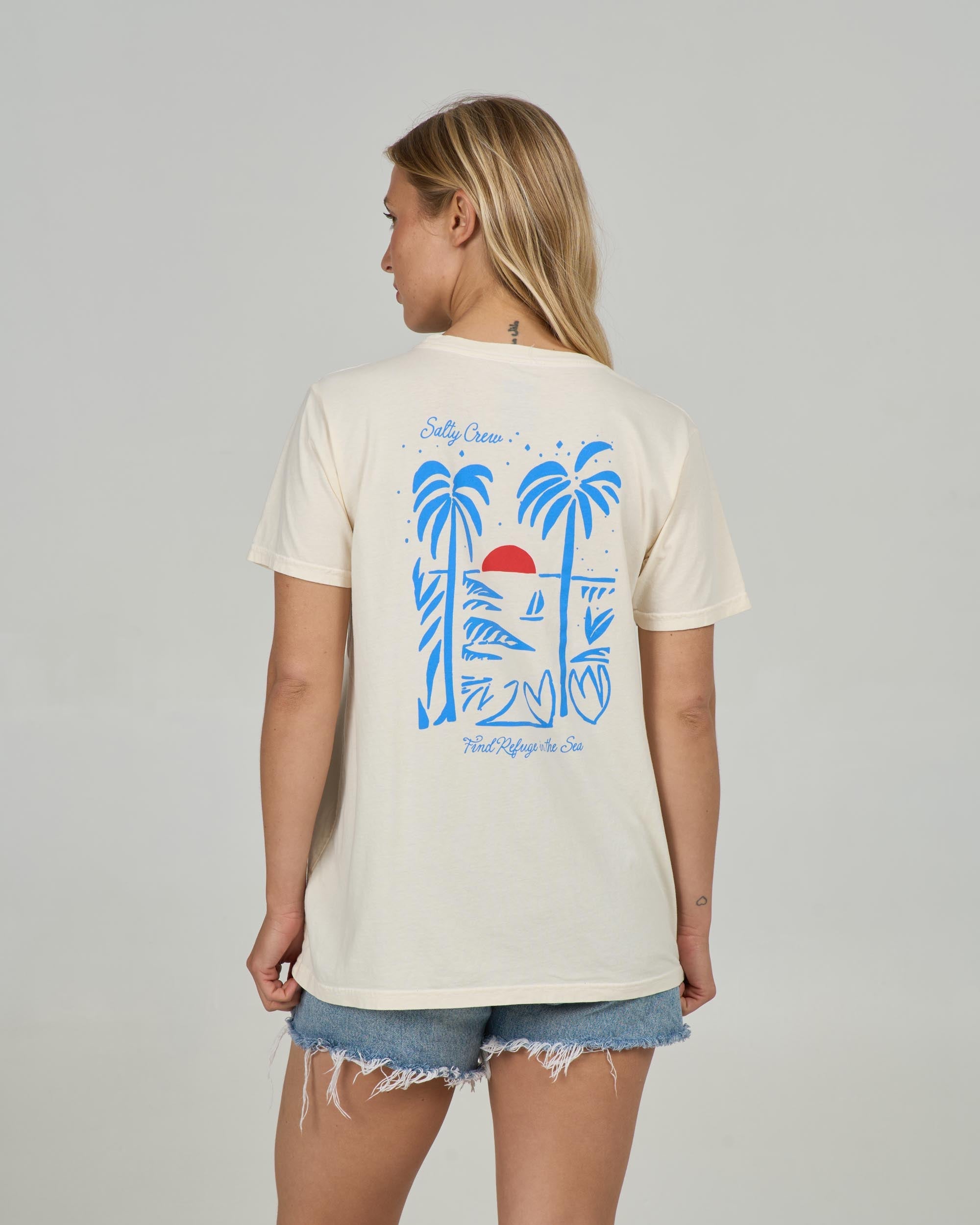 Salty Crew GEO PALM B.F. TEE