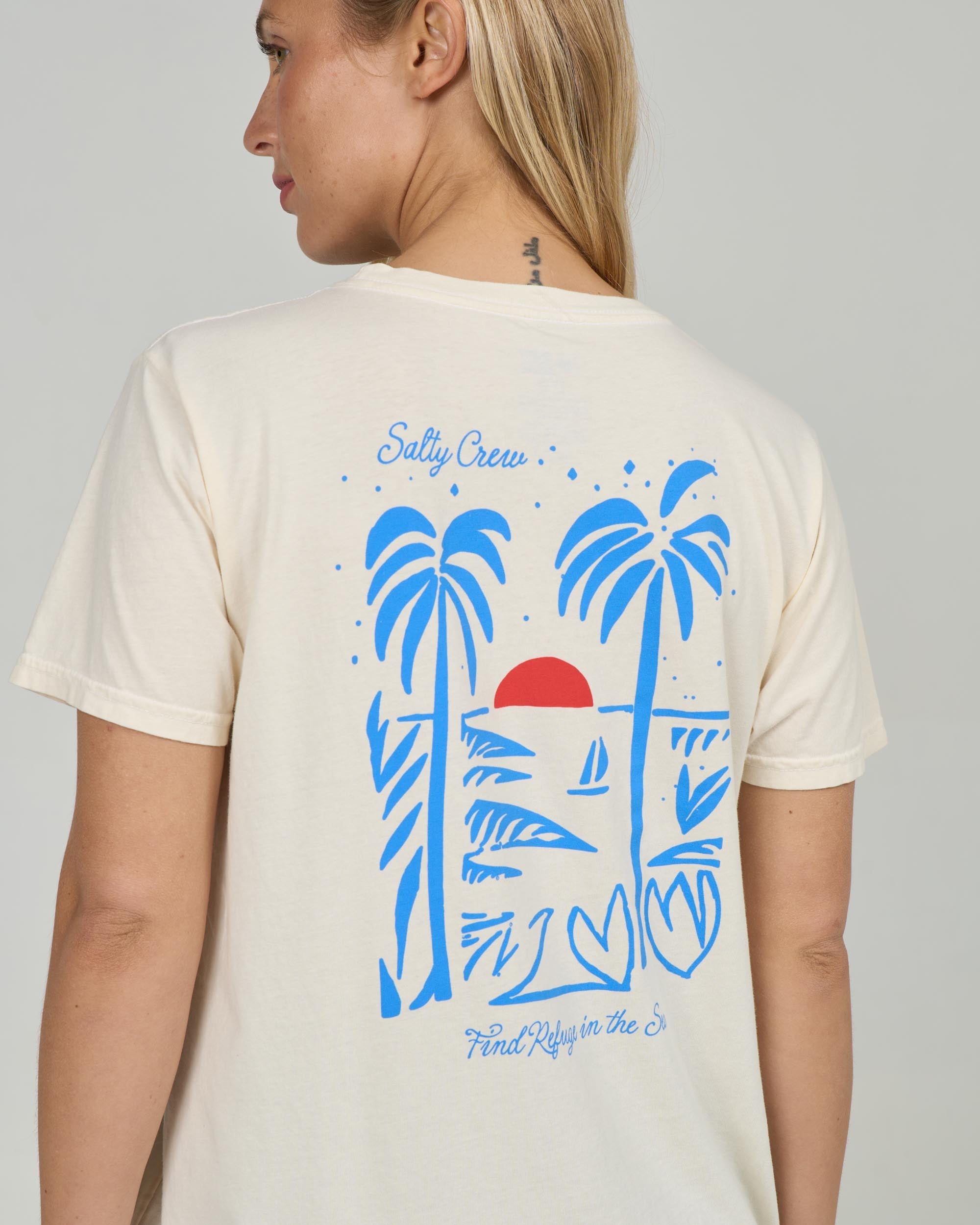 Salty Crew GEO PALM B.F. TEE