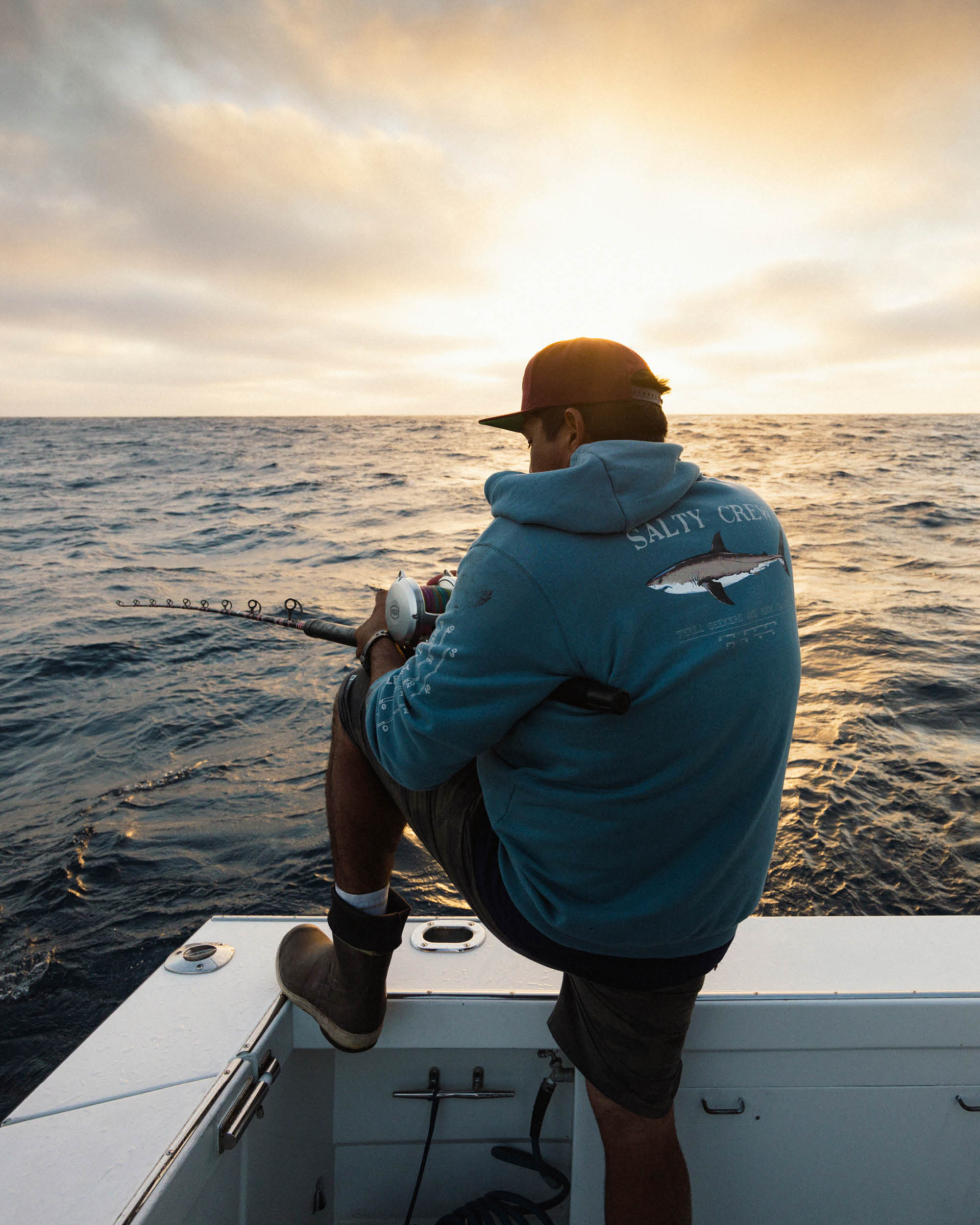 Salty Crew BRUCE HOOD FLEECE