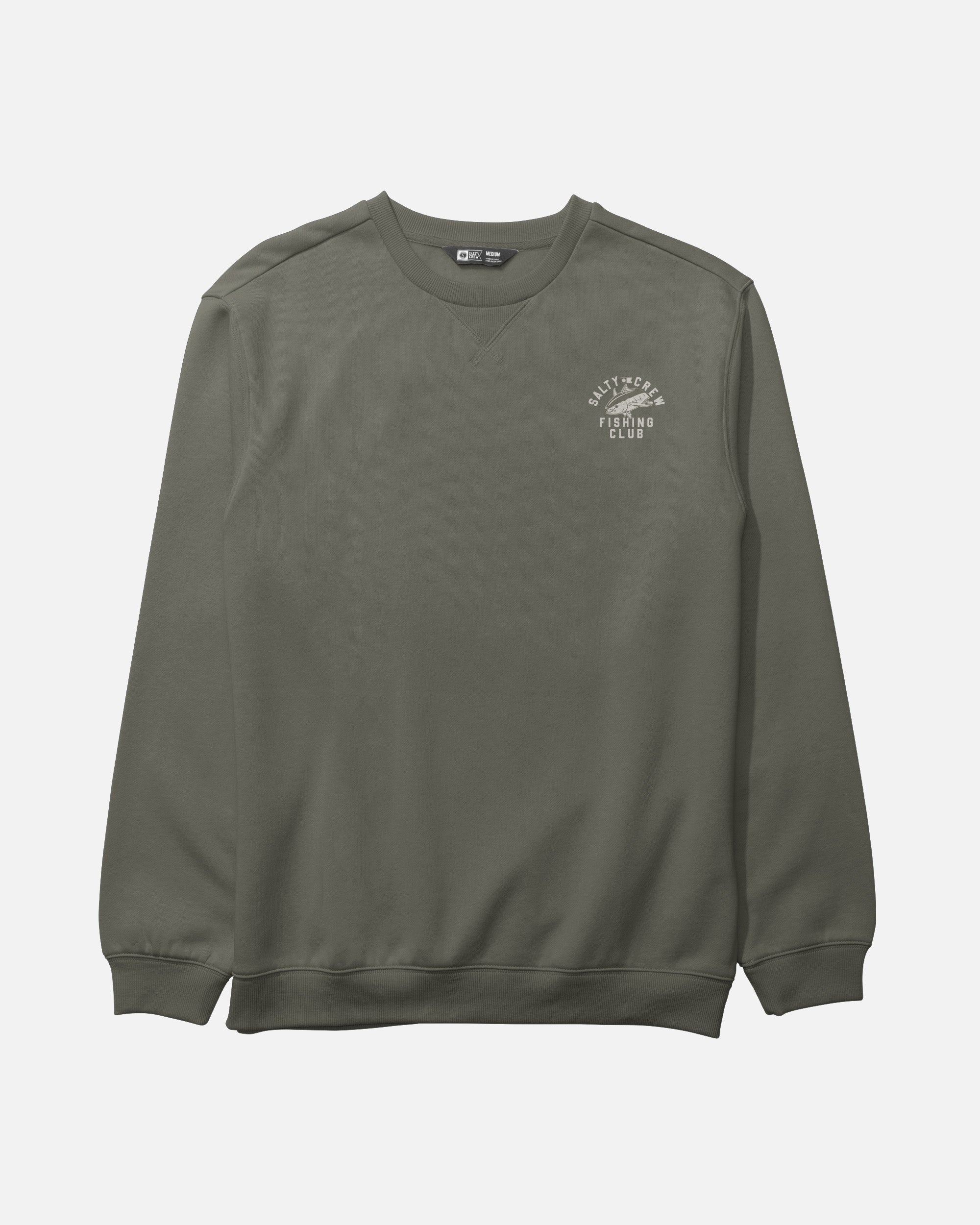 Salty Crew FISHING CLUB CREW FLEECE
