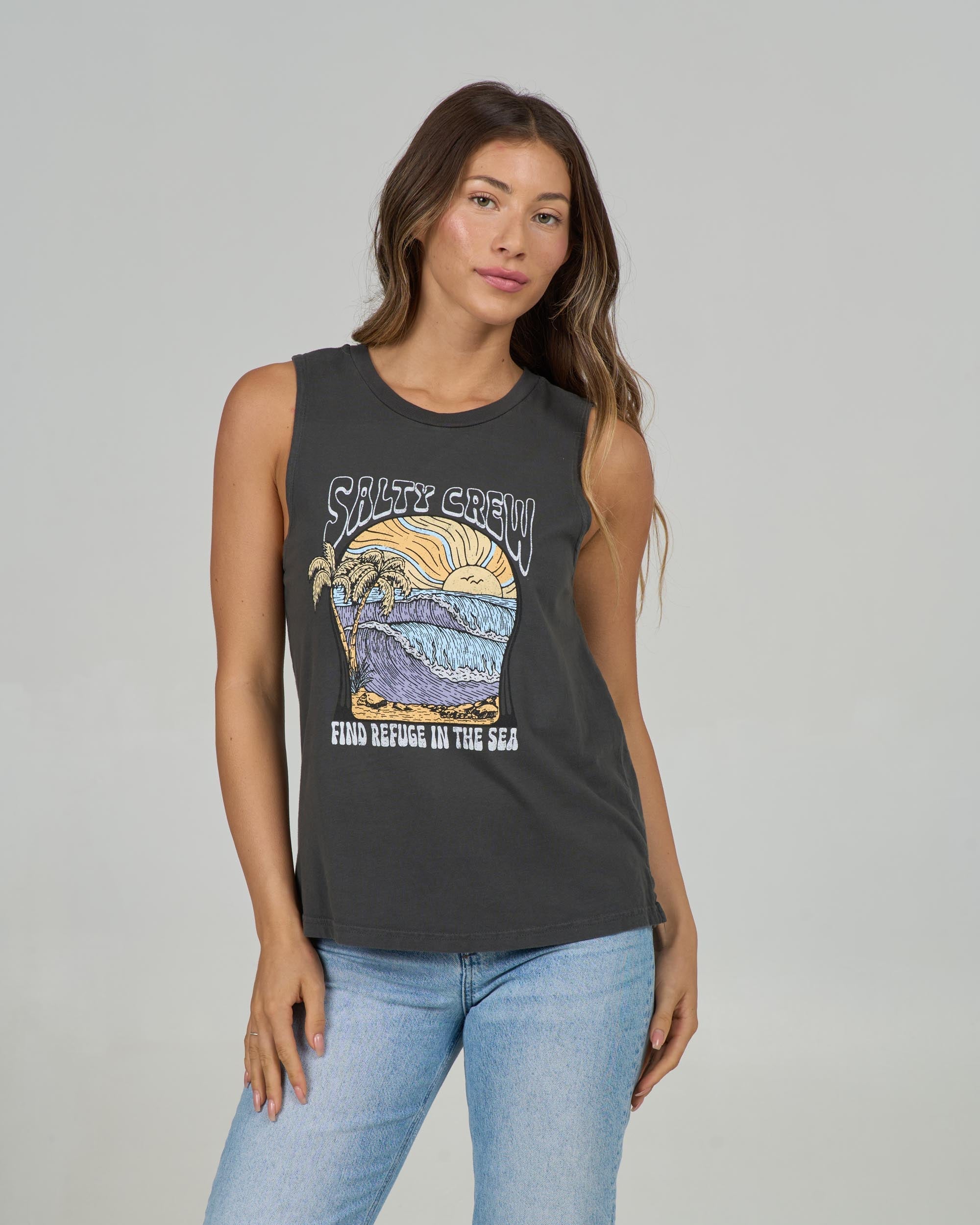 Salty Crew KEYHOLE MUSCLE TANK