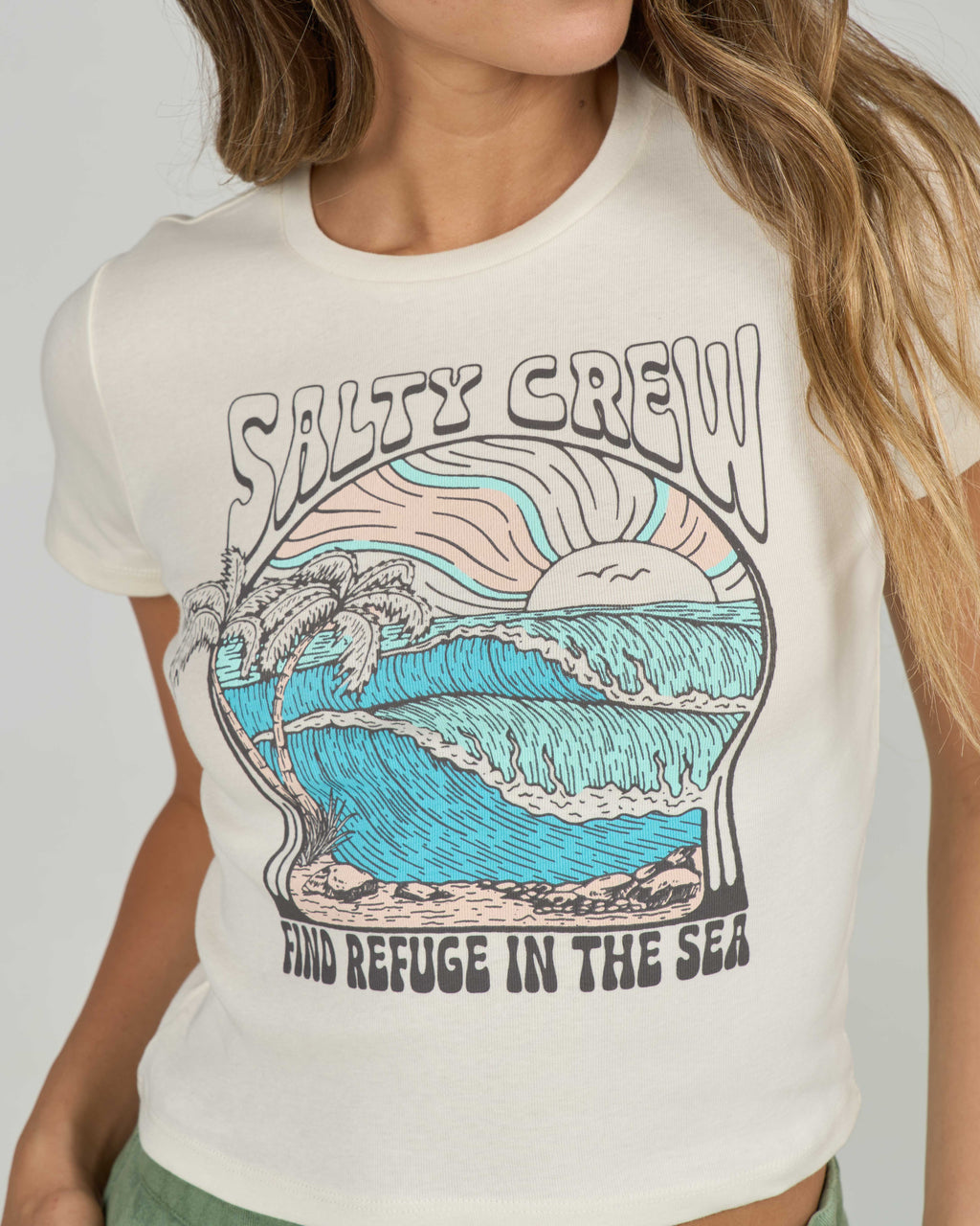 Salty Crew KEYHOLE BABY TEE