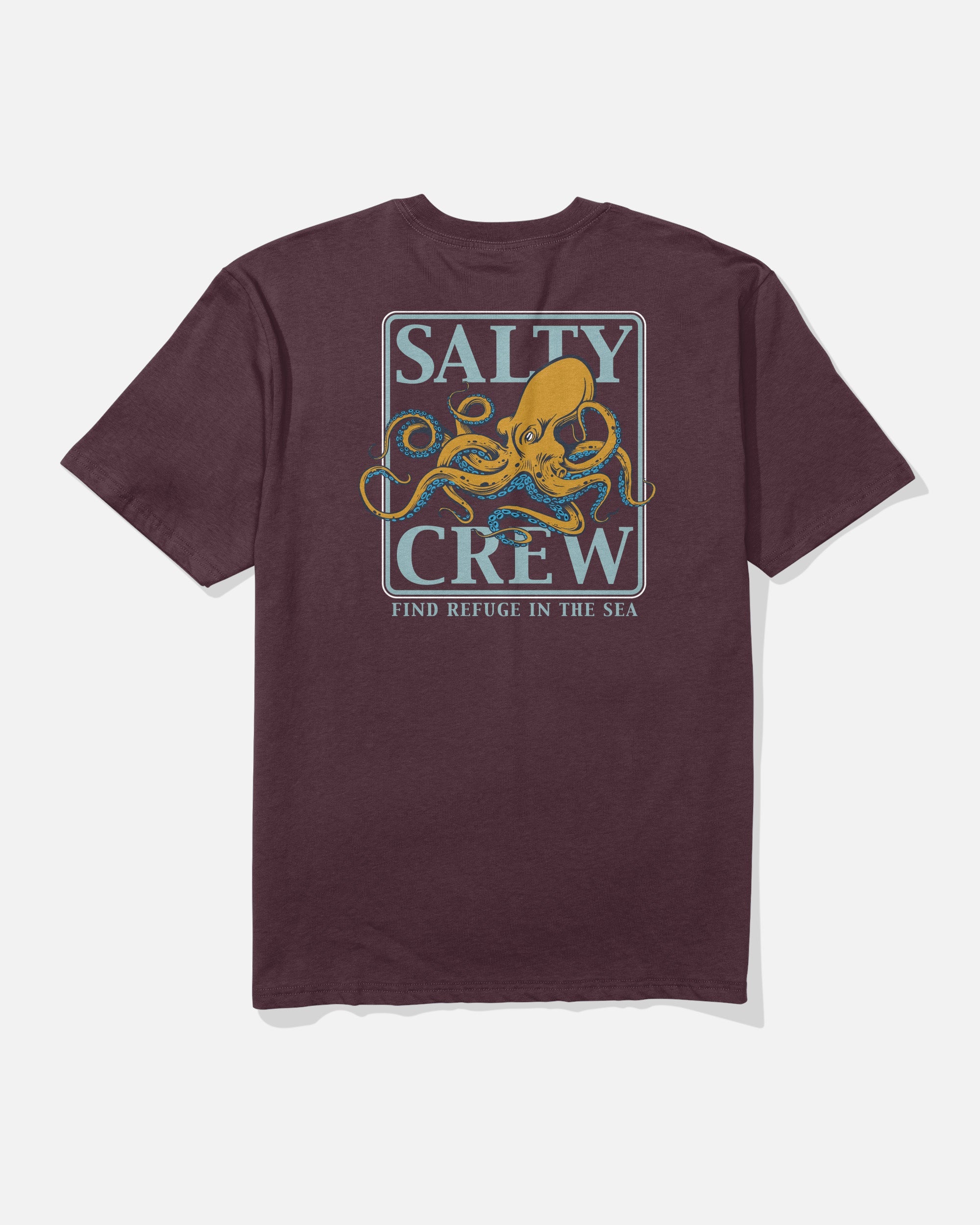 Salty Crew INK SLINGER ORIGINAL TEE - Wine