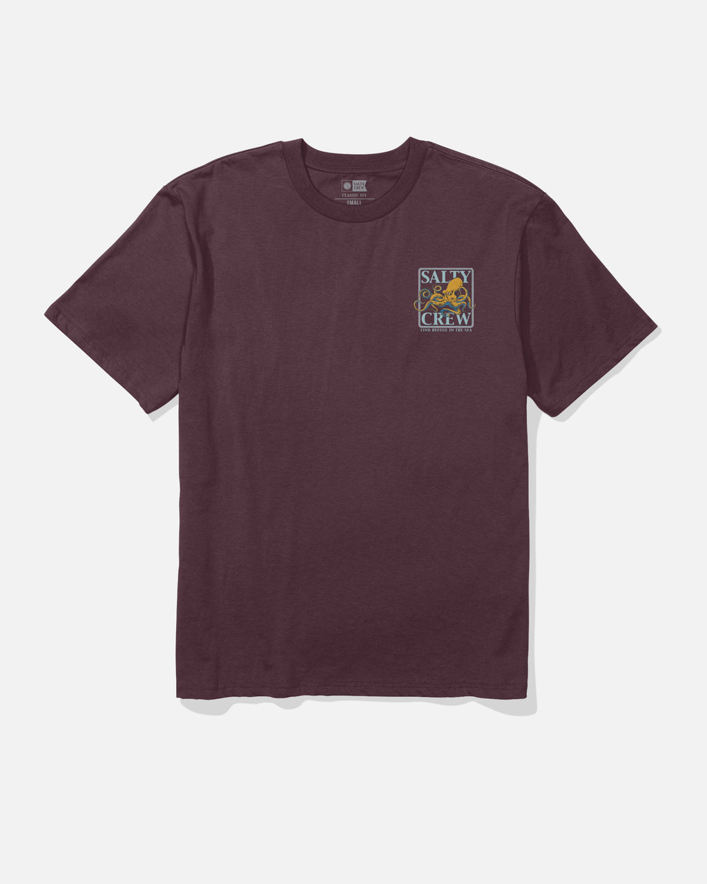Salty Crew INK SLINGER ORIGINAL TEE - Wine