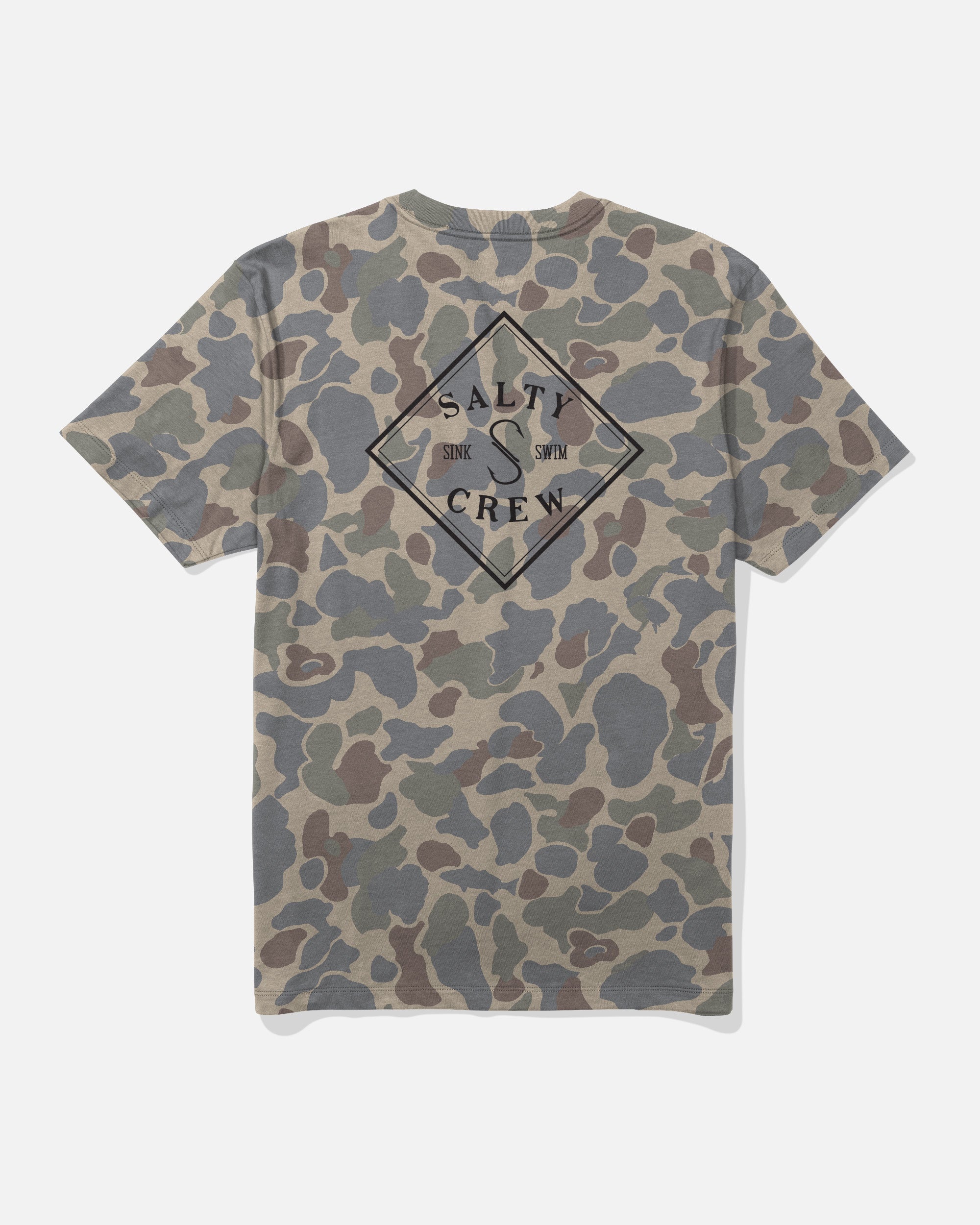 Salty Crew TIPPET RANGER SS TEE - Sand Camo