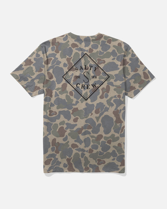 Salty Crew TIPPET RANGER SS TEE - Sand Camo