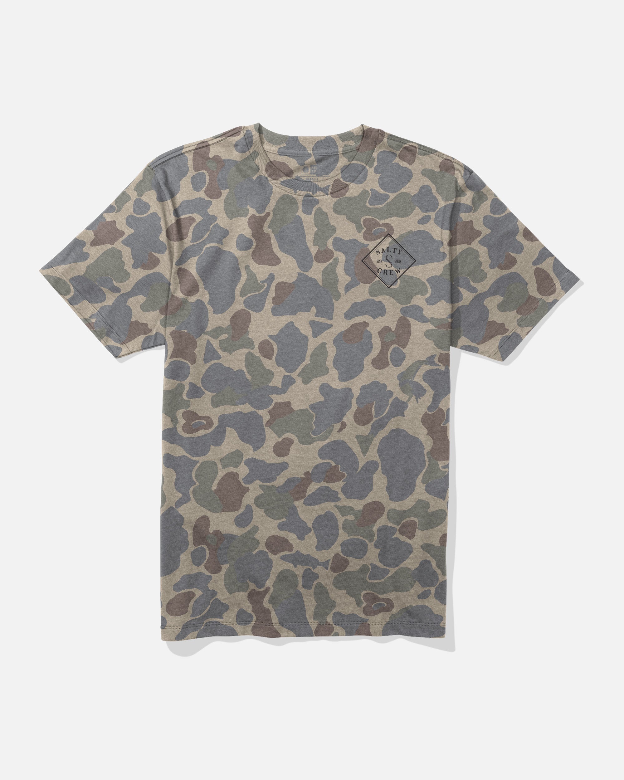 Salty Crew TIPPET RANGER SS TEE - Sand Camo