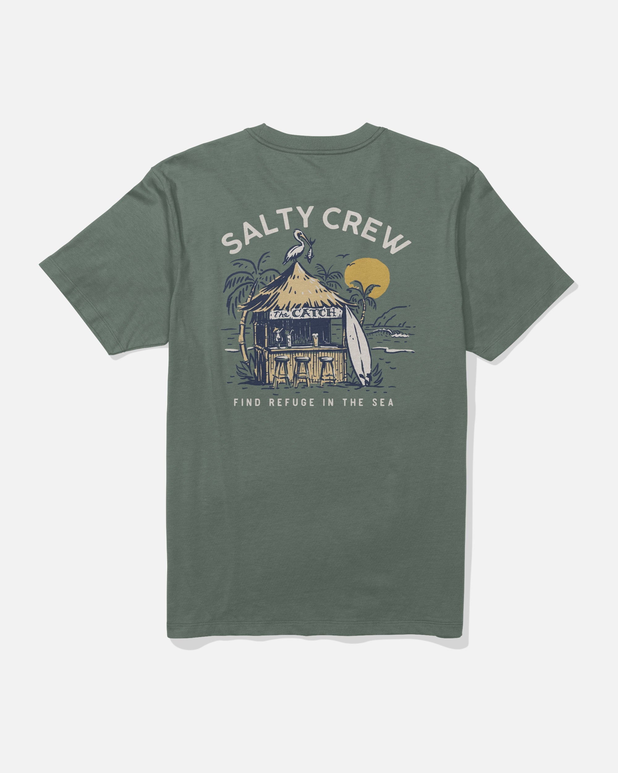 Salty Crew THE CATCH SS TEE - Laurel Wreath