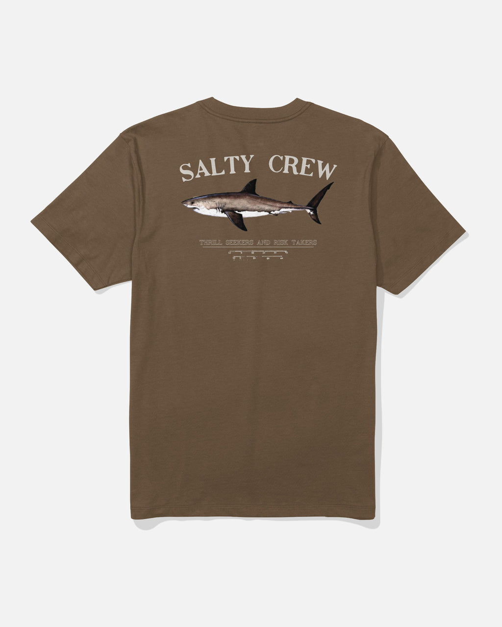 Salty Crew BRUCE CREW TEE - SEPIA