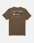 Salty Crew BRUCE CREW TEE - SEPIA