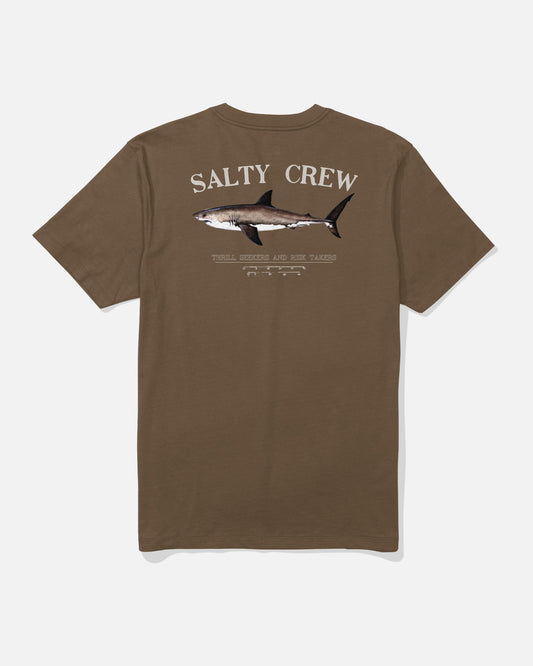 Salty Crew BRUCE CREW TEE - SEPIA