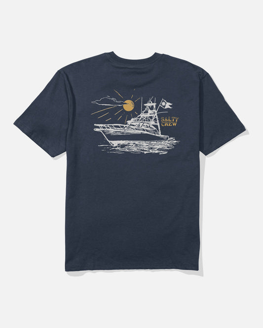 Salty Crew ON BOARD CLASSIC SS TEE - Navy