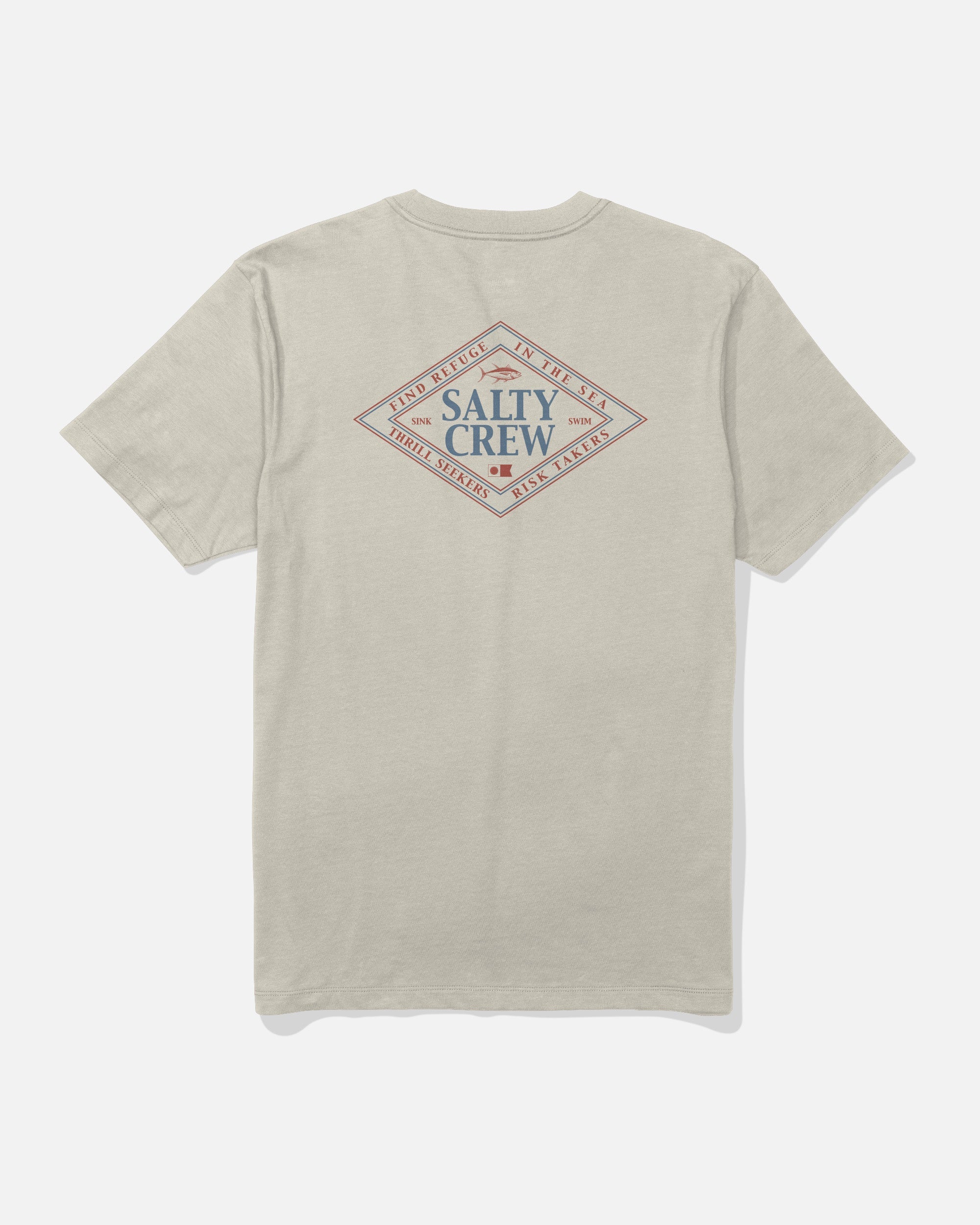 Salty Crew ICONIC SS TEE - Bone