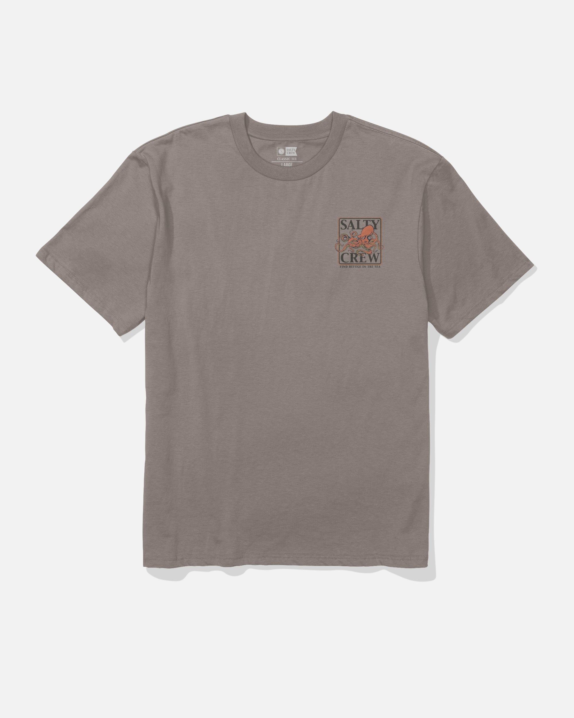 Salty Crew INK SLINGER ORIGINAL TEE - Cinder