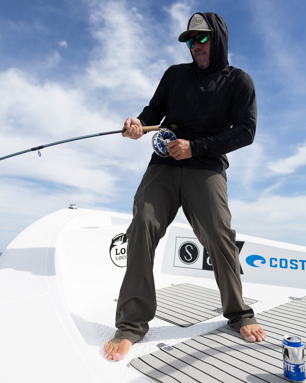 Salty Crew APEX PERFORATED SUNSHIRT - Ranger