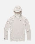 Salty Crew APEX HOOD SURF RASHGUARD - Light Grey