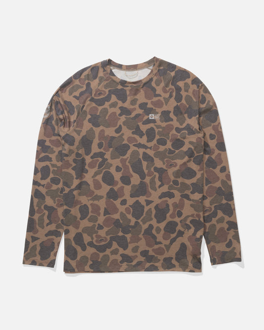 Salty Crew MARINER LITE UV LS - Tan Camo