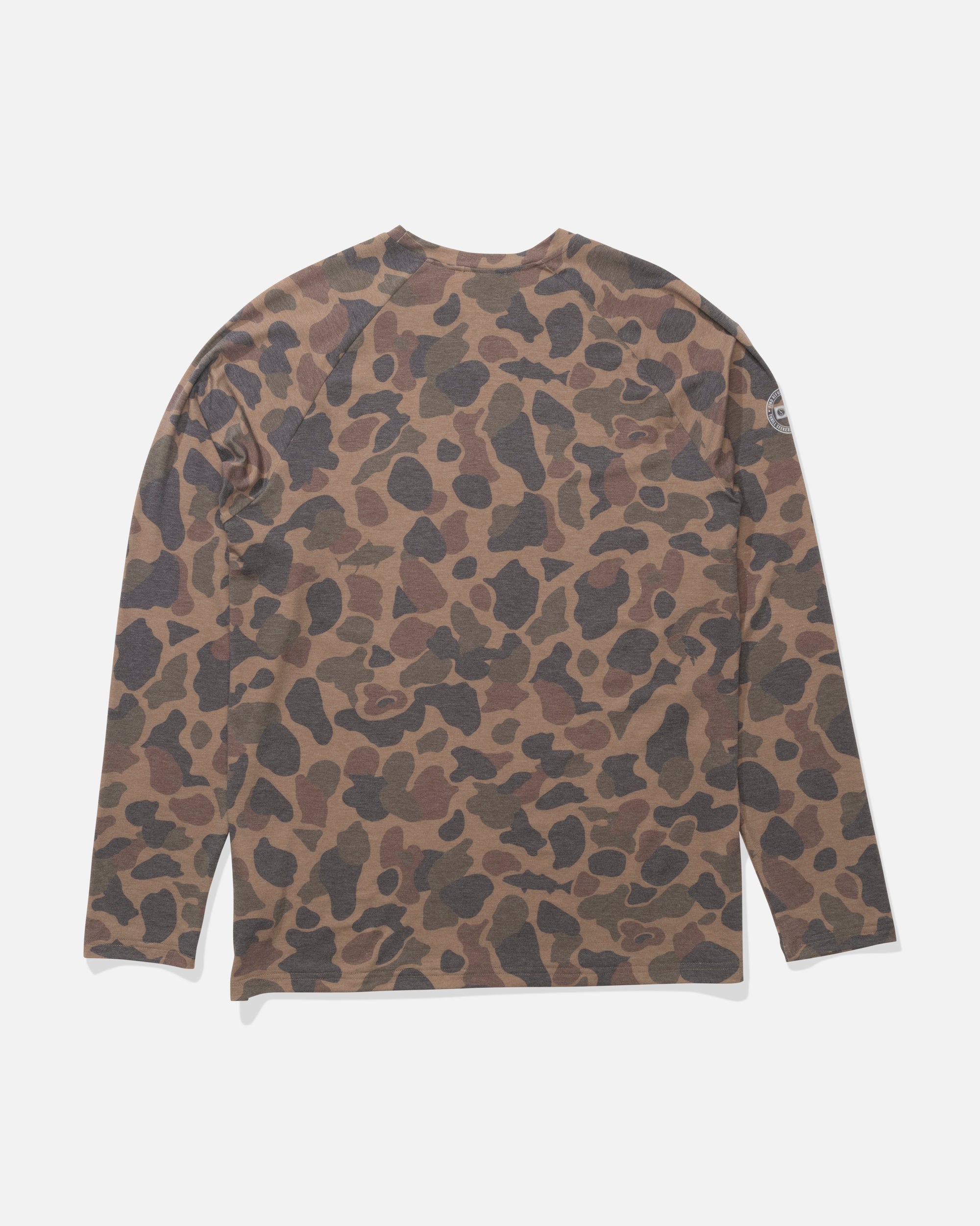 Salty Crew MARINER LITE UV LS - Tan Camo