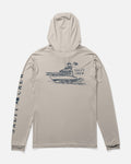 Salty Crew ON BOARD HOOD SUNSHIRT - Natural