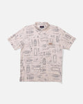 Salty Crew WHALER SS BUTTON UP - Bone