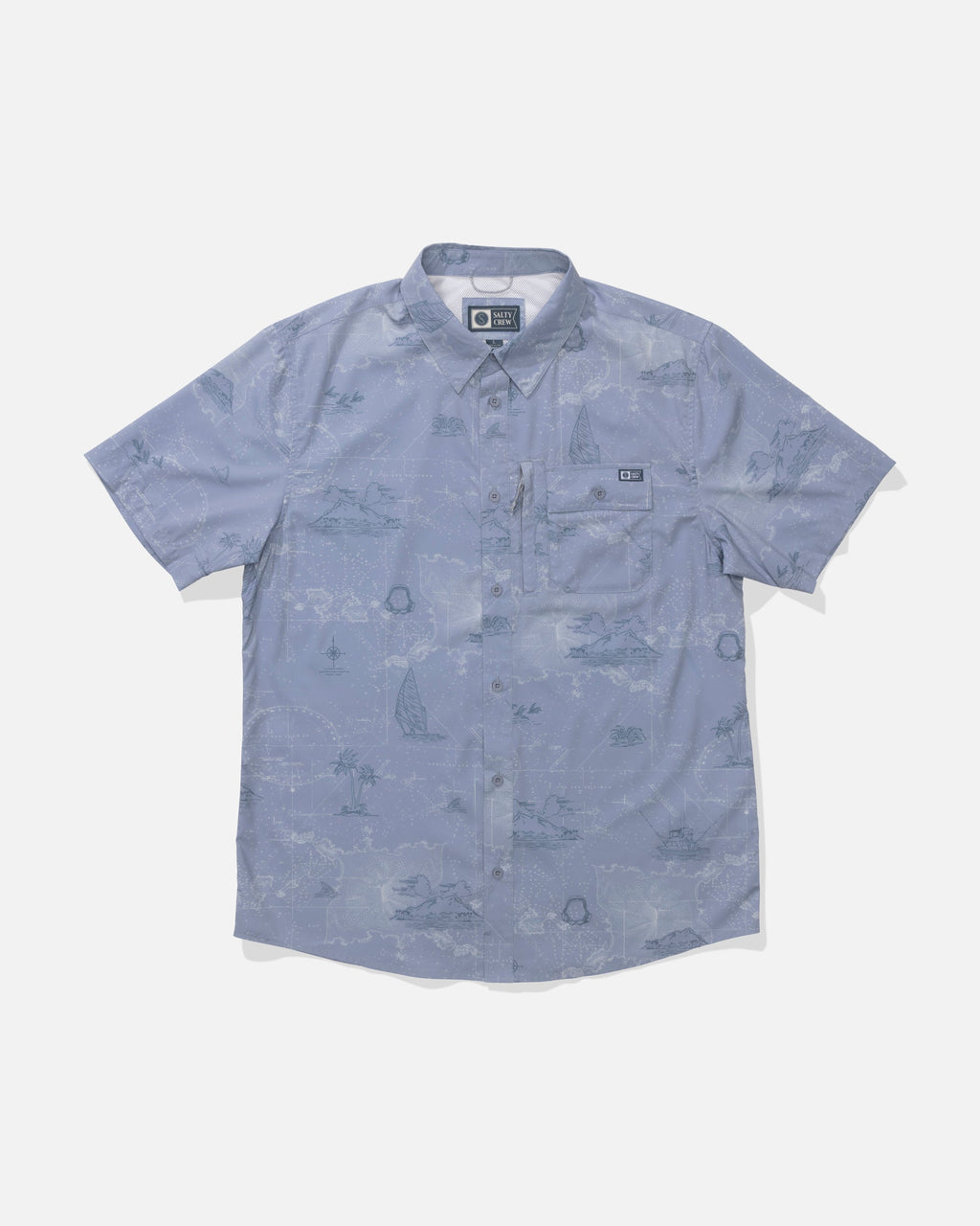 Salty Crew FLAGSHIP UV BUTTON UP - Tradewinds