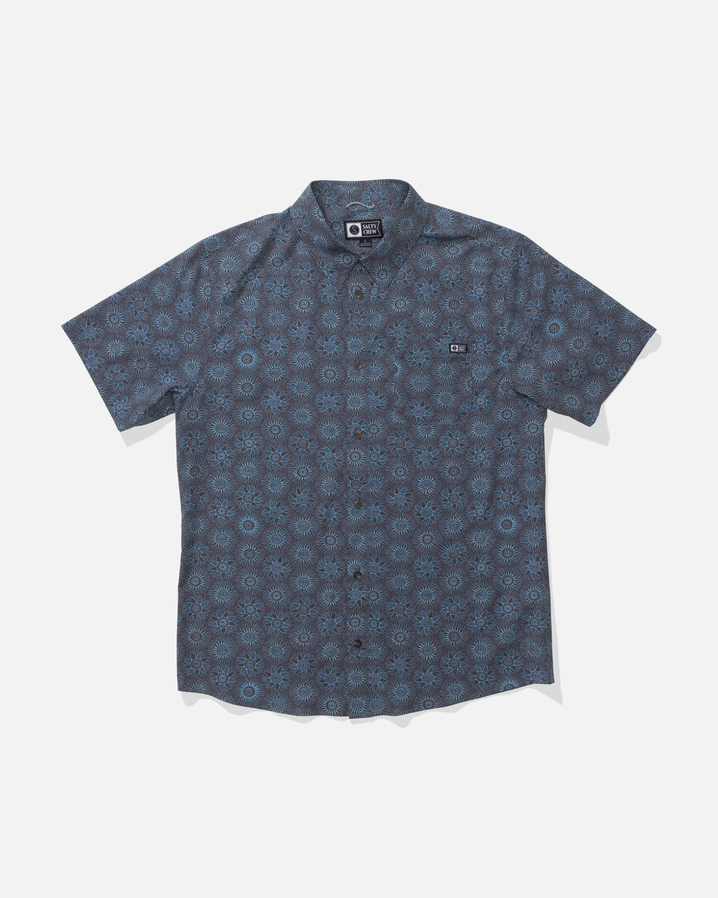 Salty Crew DRIFTER UV BUTTON UP - Monument