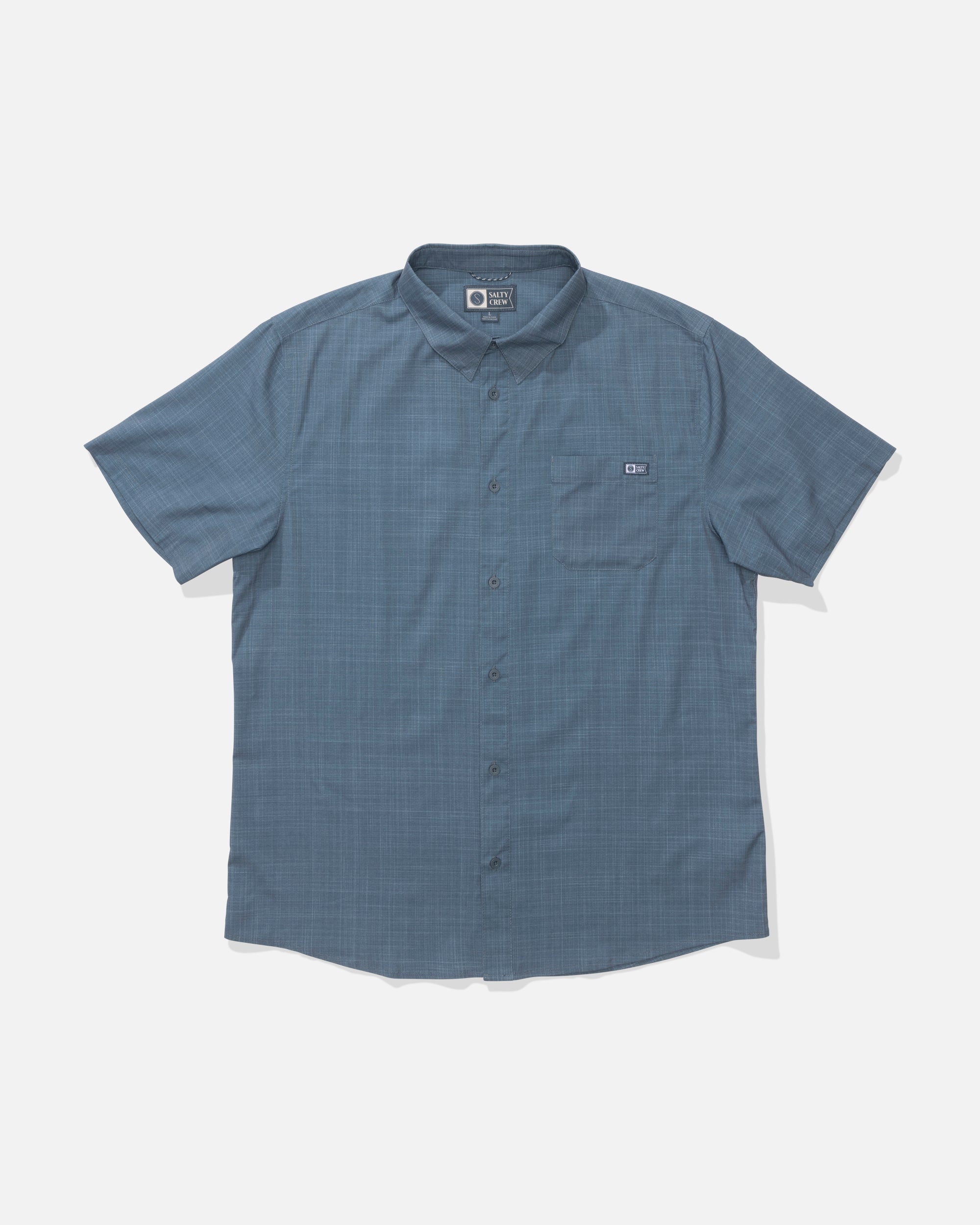 Salty Crew BREEZER PERF BUTTON UP - Monument