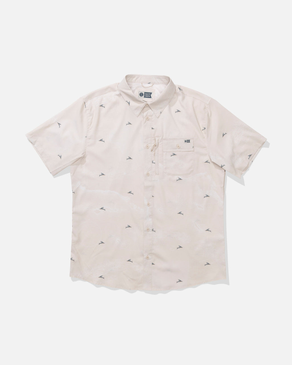 Salty Crew FLAGSHIP UV BUTTON UP - Natural