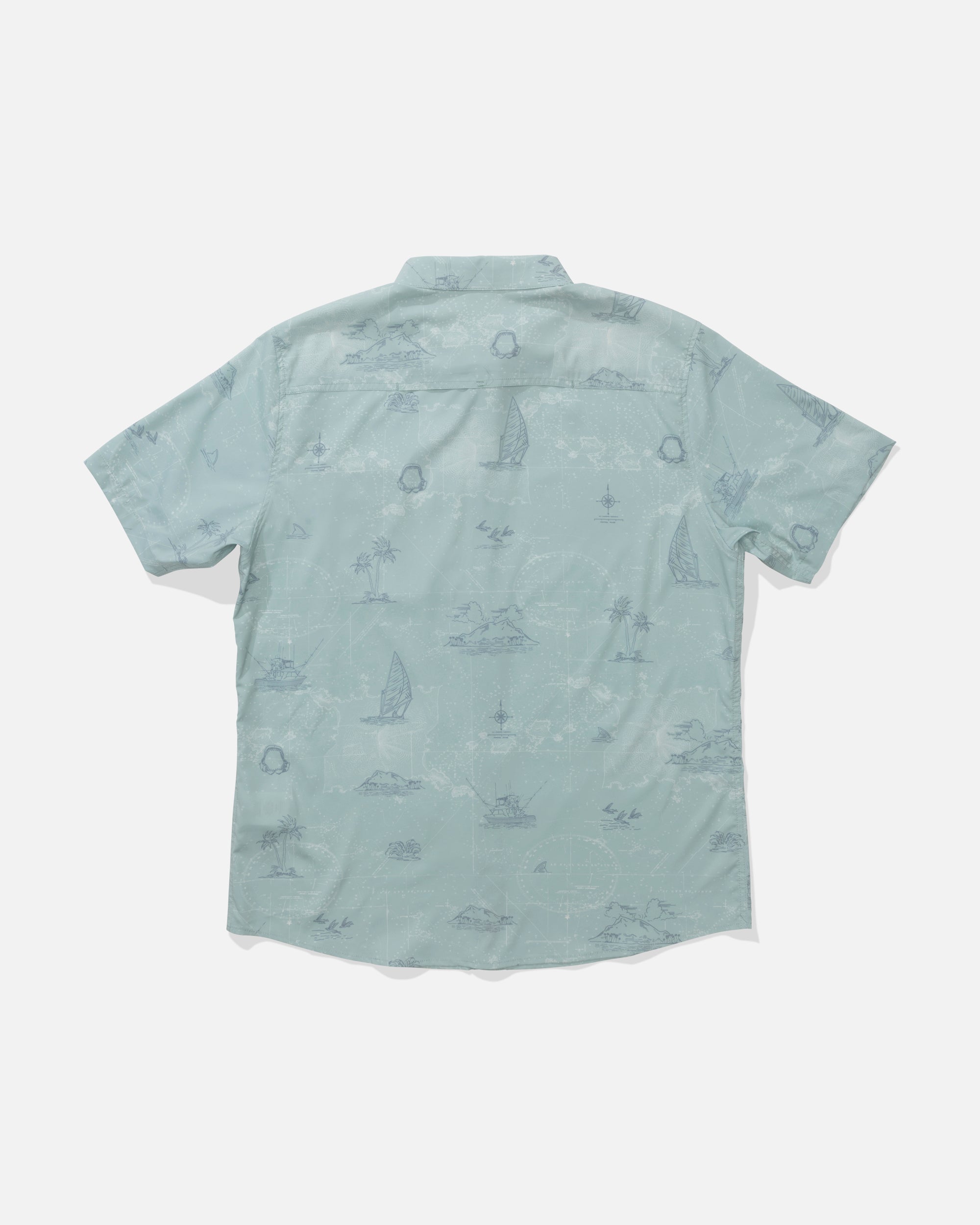 Salty Crew FLAGSHIP UV BUTTON UP - Jade
