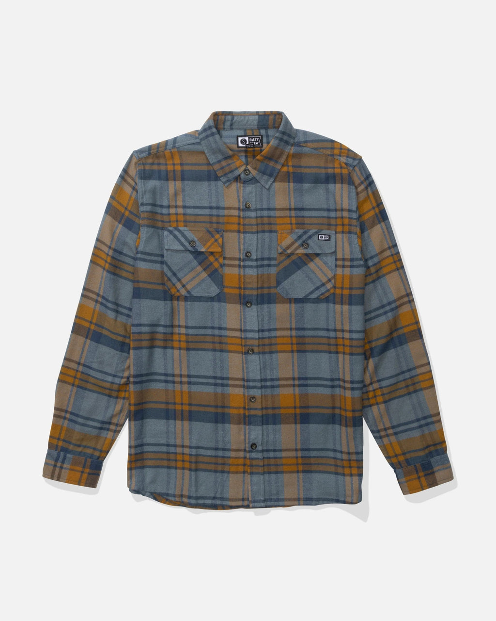 Salty Crew DAYBREAK FLANNEL - Washed Green